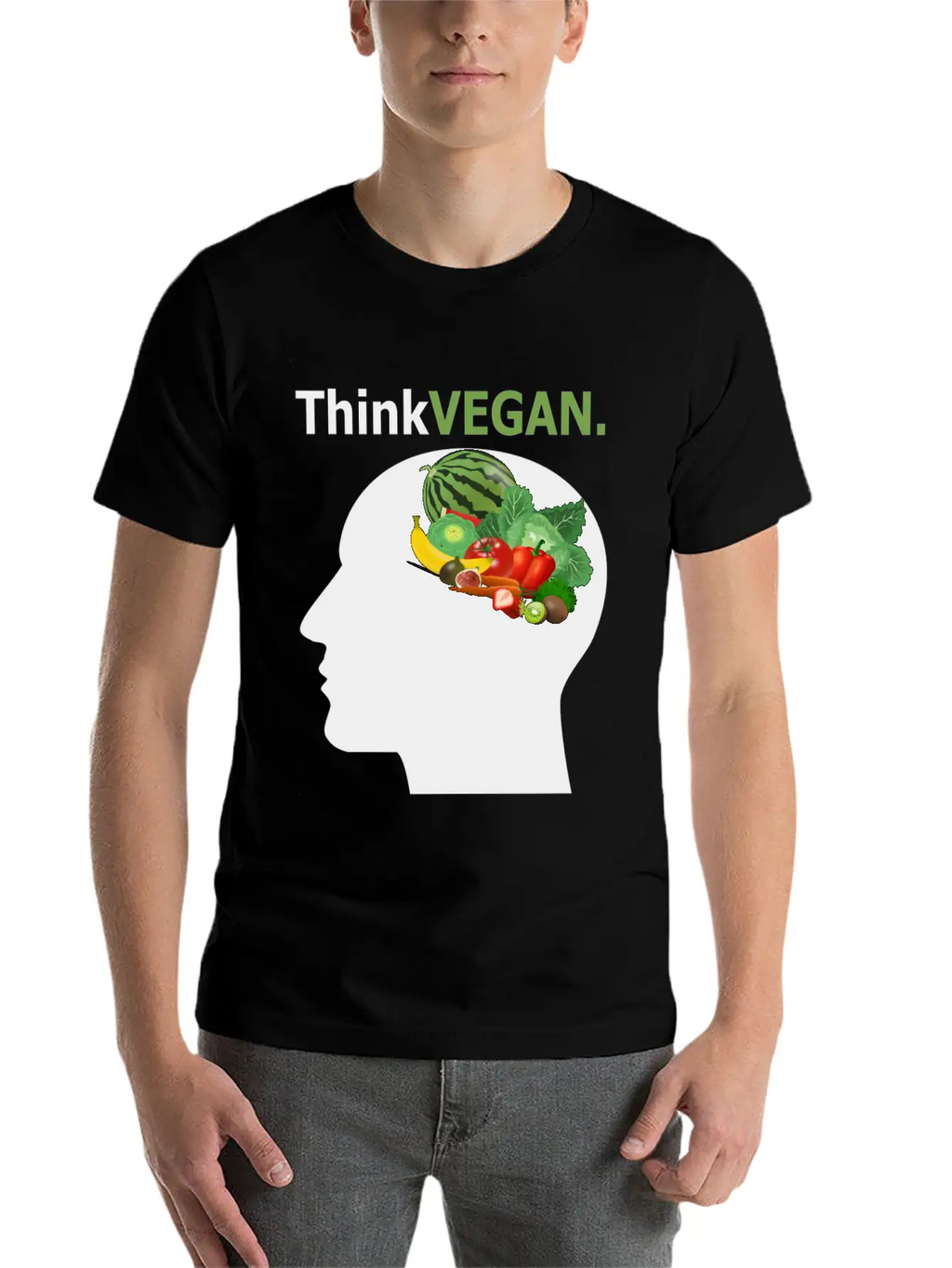 Think Vegan Breathable Soft Cotton T-Shirt – Timeless Casual Look