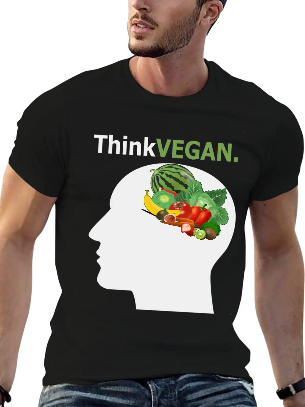 Think Vegan Breathable Soft Cotton T-Shirt – Timeless Casual Look