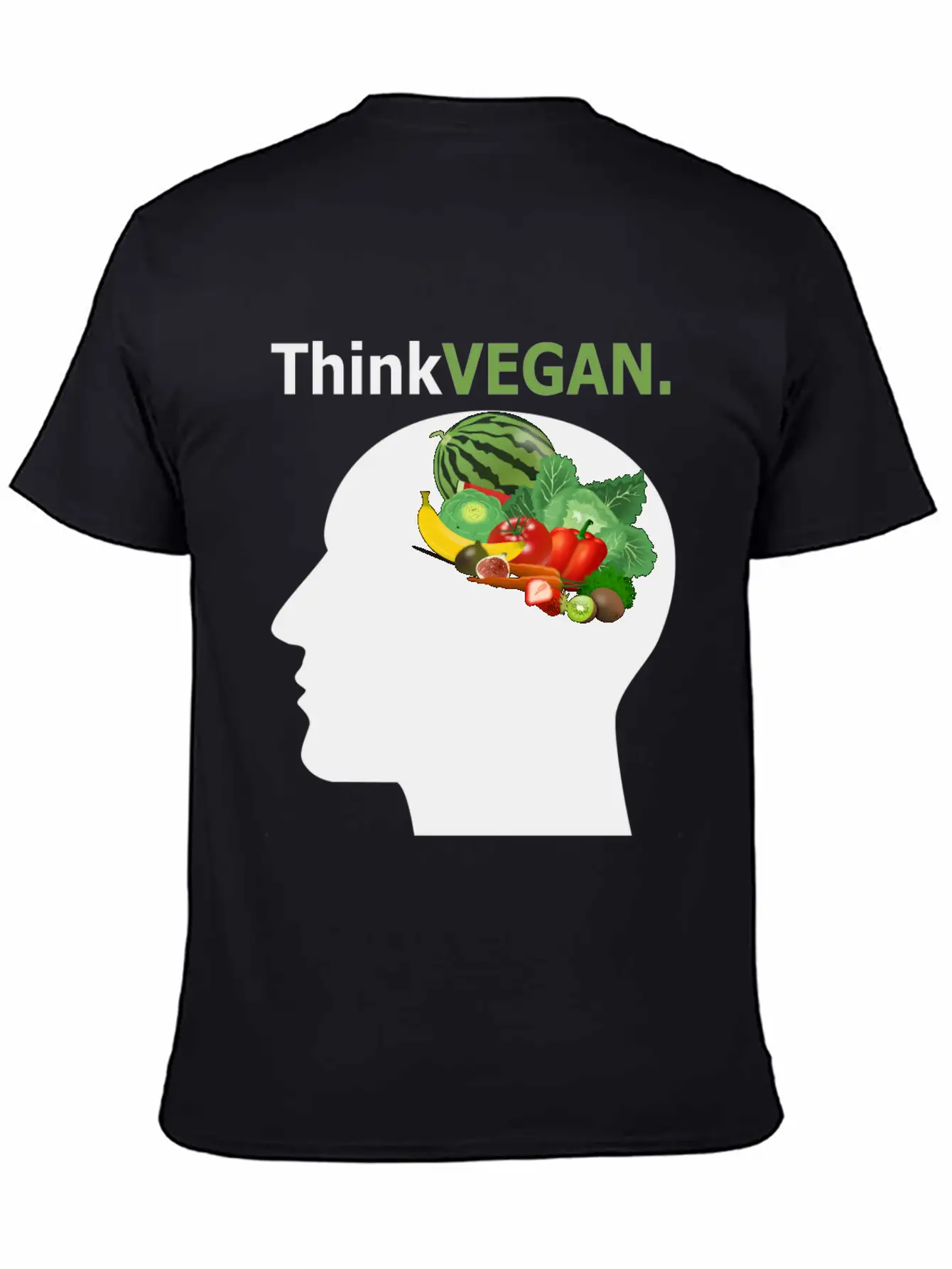Think Vegan Breathable Soft Cotton T-Shirt – Timeless Casual Look