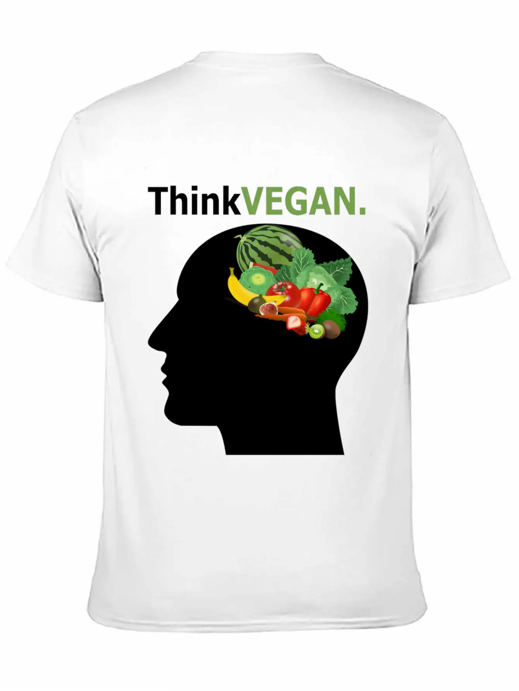 Think Vegan Breathable Soft Cotton T-Shirt – Timeless Casual Look