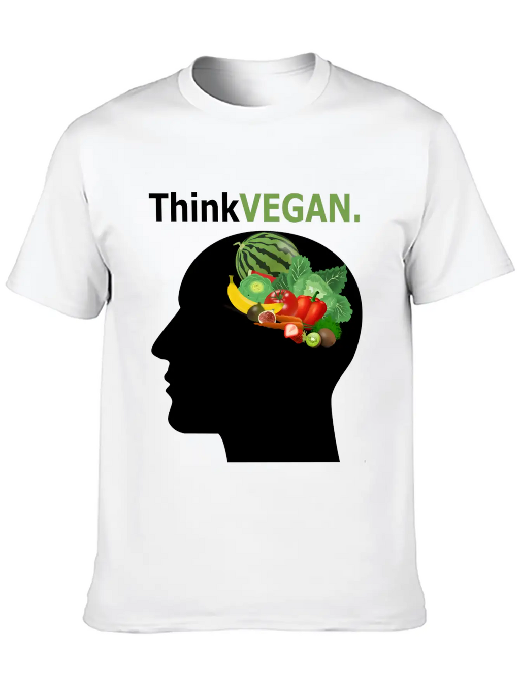 Think Vegan Breathable Soft Cotton T-Shirt – Timeless Casual Look