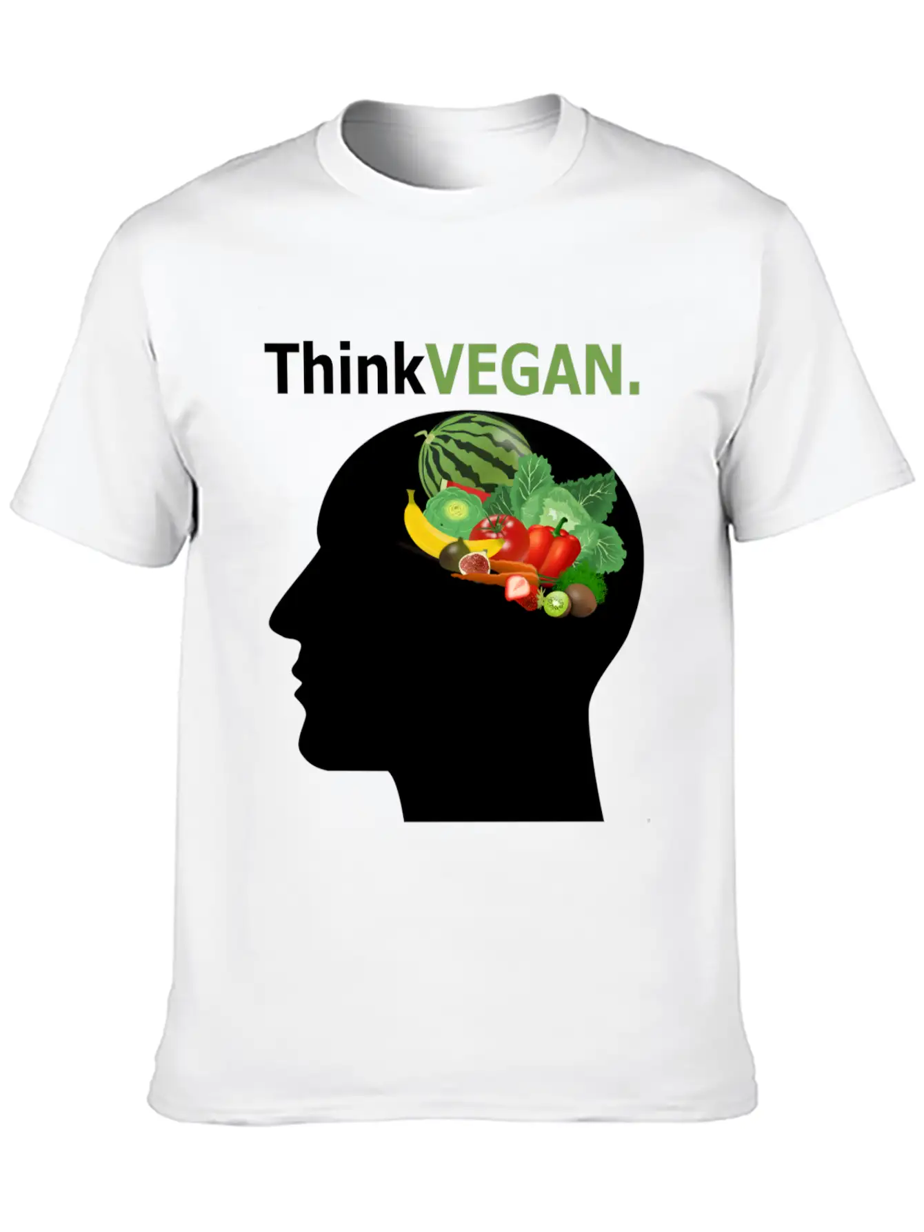 Think Vegan Breathable Soft Cotton T-Shirt – Timeless Casual Look