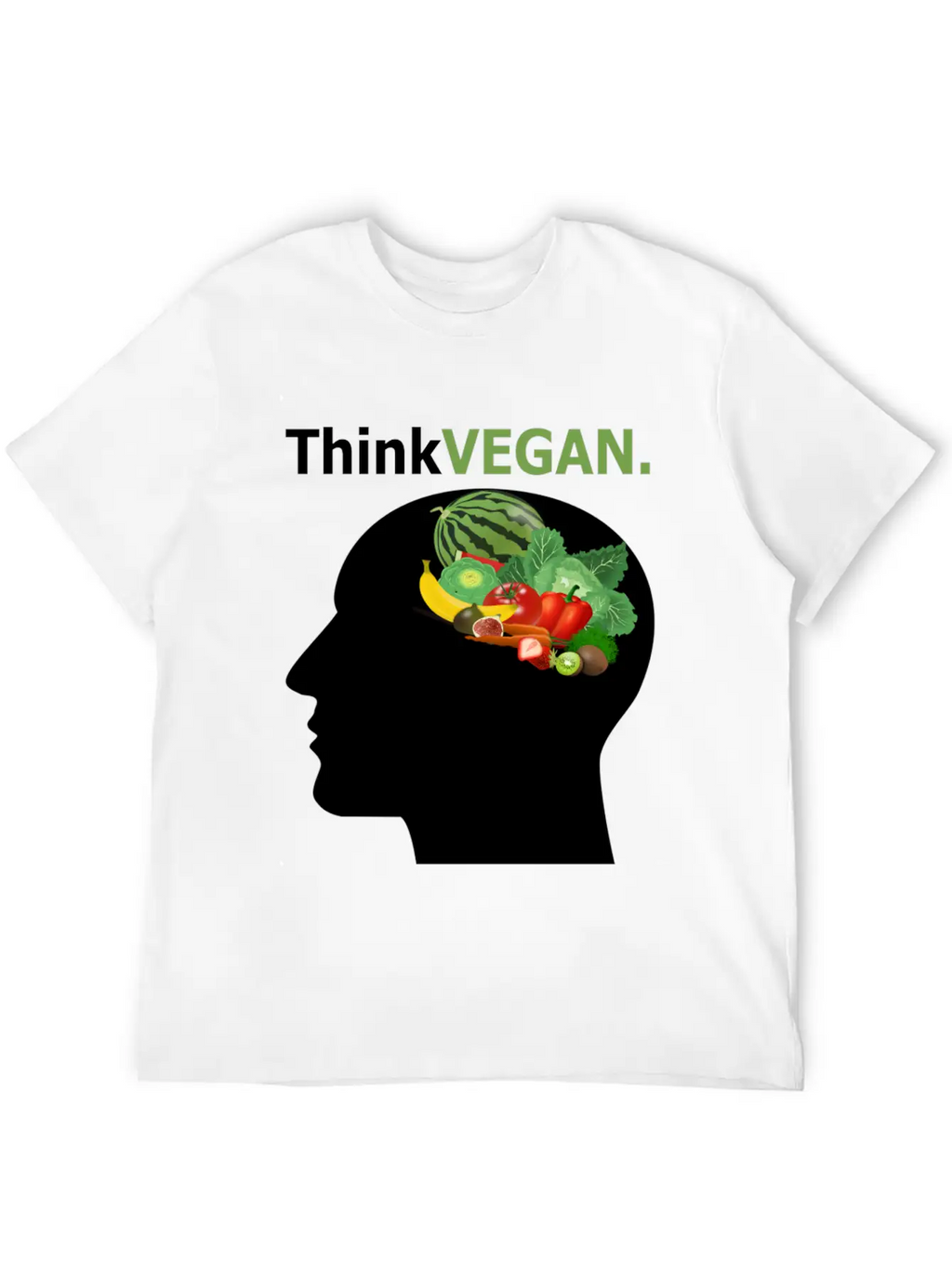 Think Vegan Breathable Soft Cotton T-Shirt – Timeless Casual Look