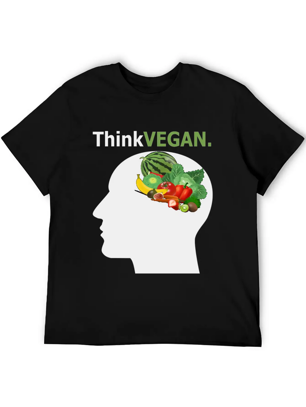 Think Vegan Breathable Soft Cotton T-Shirt – Timeless Casual Look