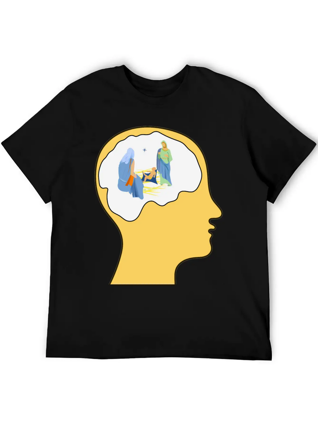 Thinking Of Christmas 2 Basic Graphic T-Shirt – Daily Comfort In Soft Cotton