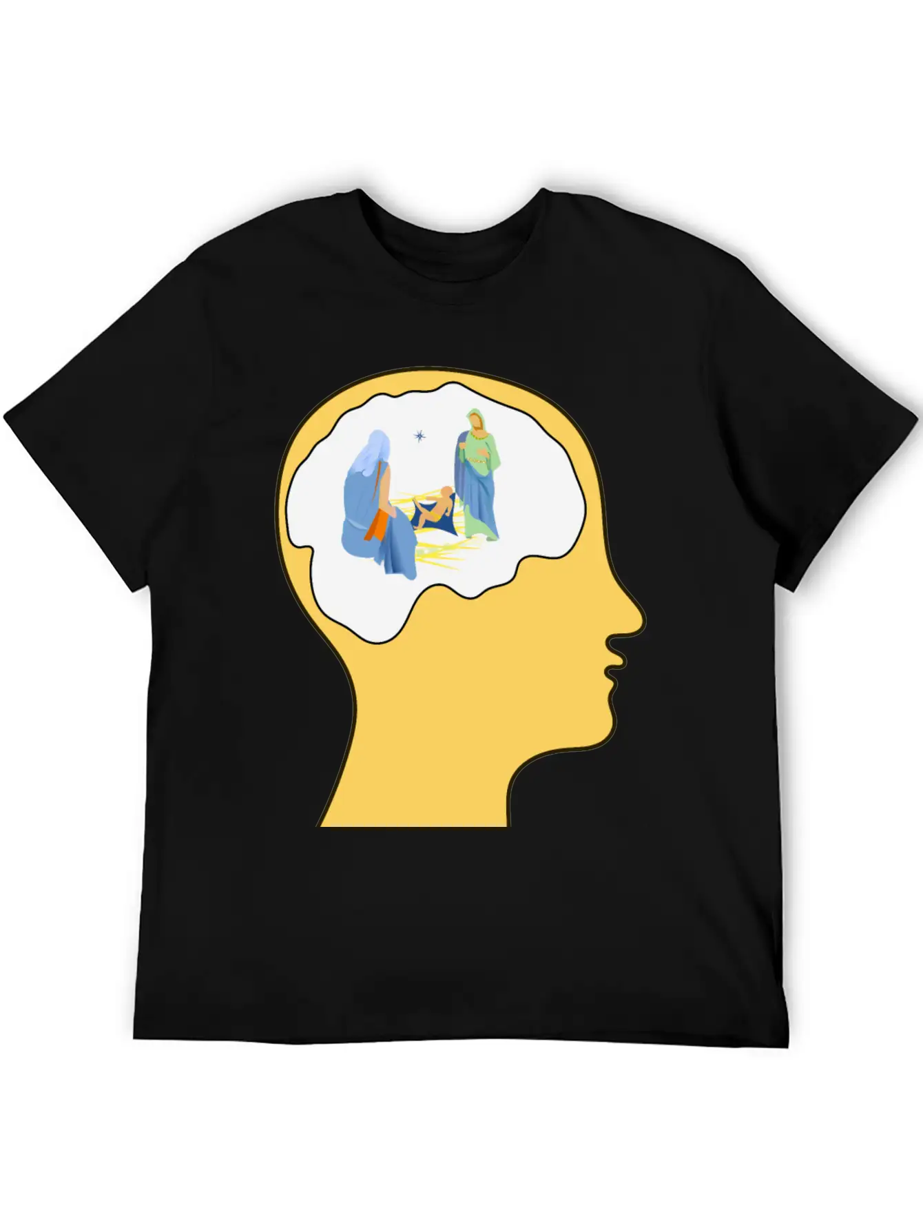 Thinking Of Christmas 2 Basic Graphic T-Shirt – Daily Comfort In Soft Cotton