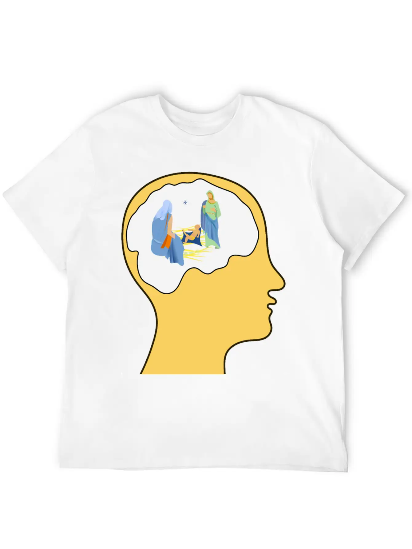 Thinking Of Christmas 2 Basic Graphic T-Shirt – Daily Comfort In Soft Cotton