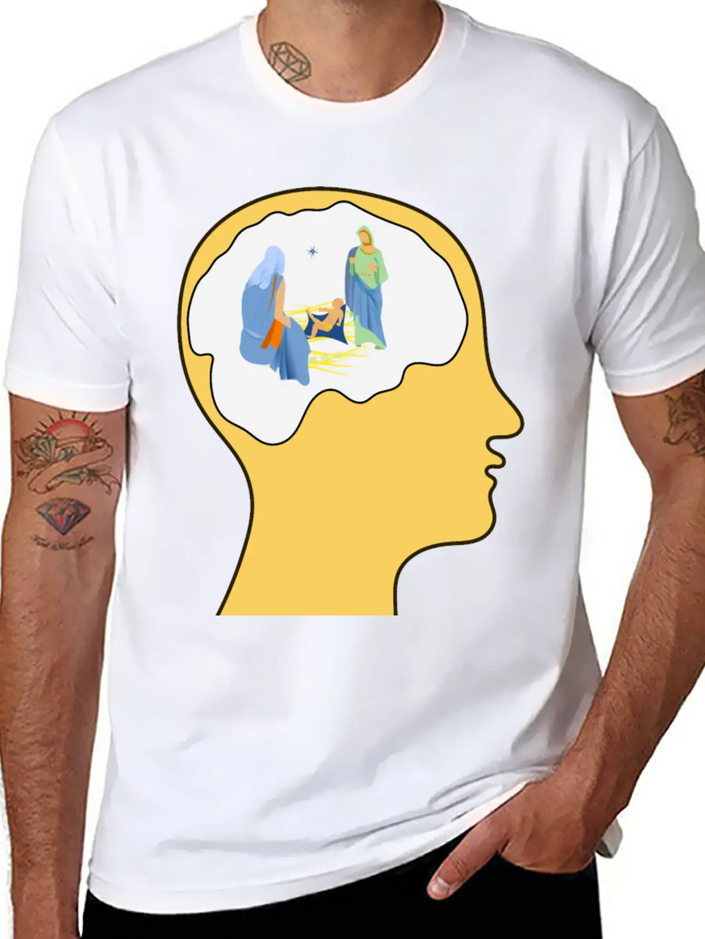 Thinking Of Christmas 2 Basic Graphic T-Shirt – Daily Comfort In Soft Cotton