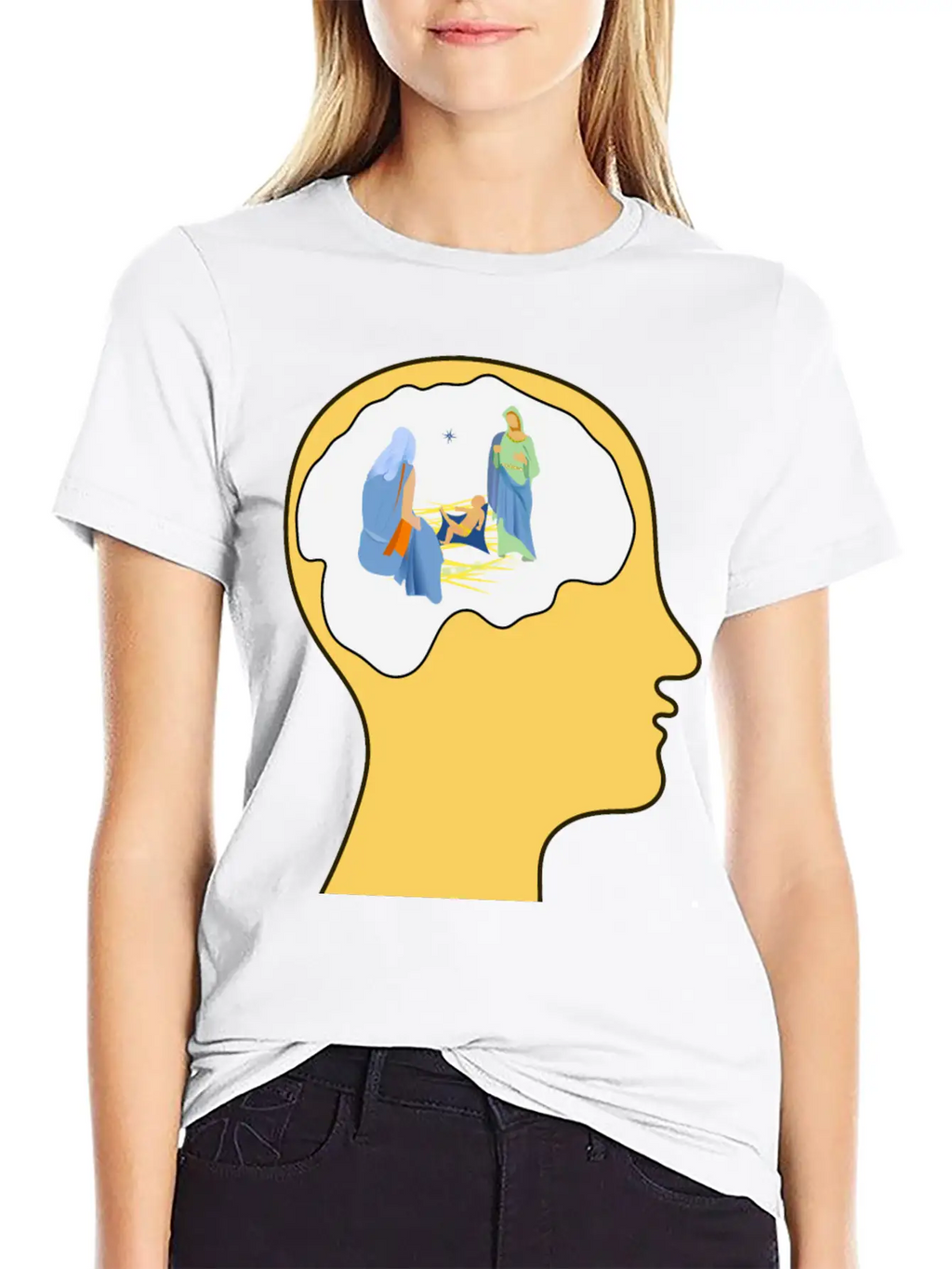 Thinking Of Christmas 2 Basic Graphic T-Shirt – Daily Comfort In Soft Cotton