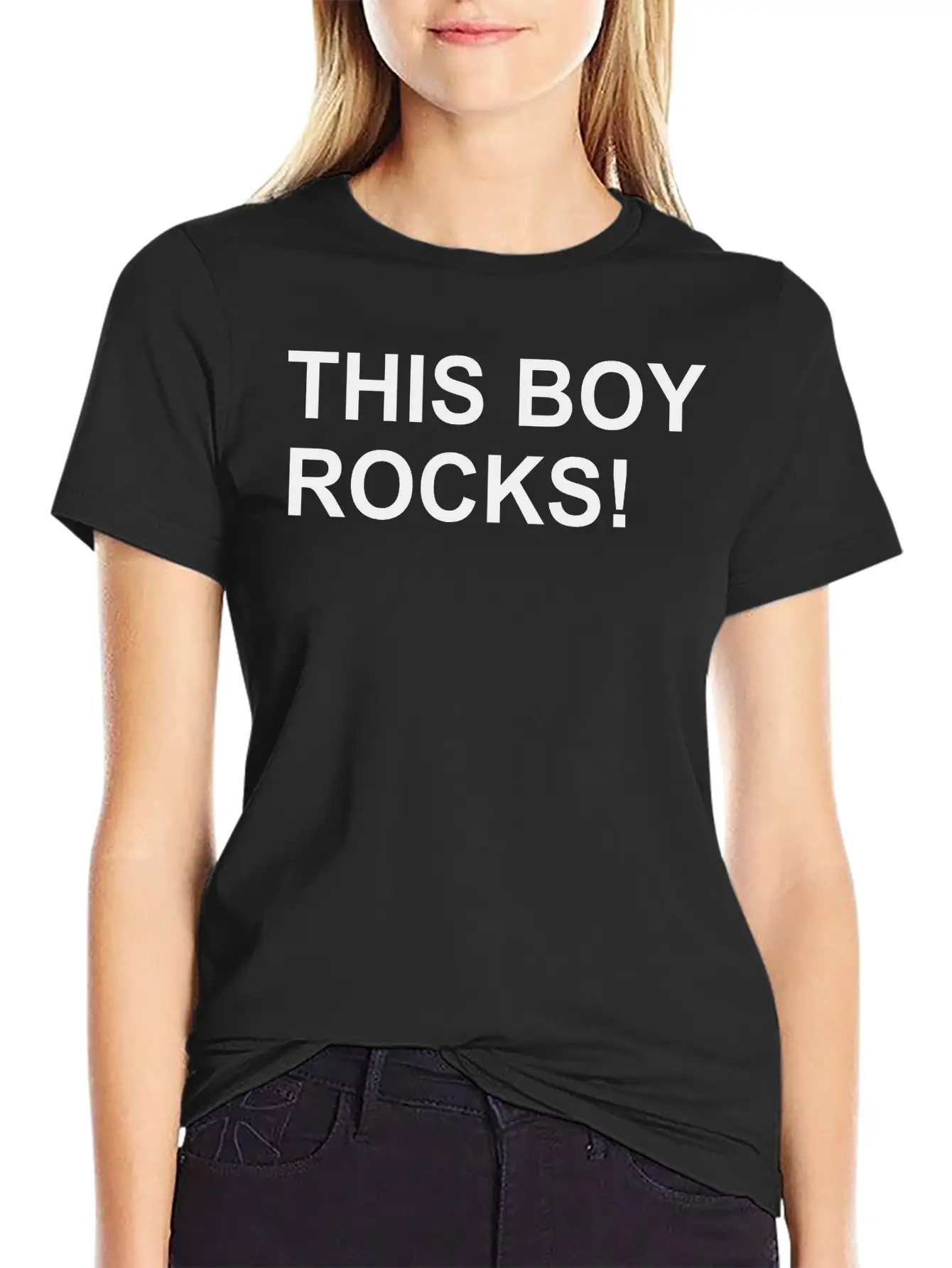 This Boy Rocks Breathable Graphic T-Shirt – Perfect For Casual Days