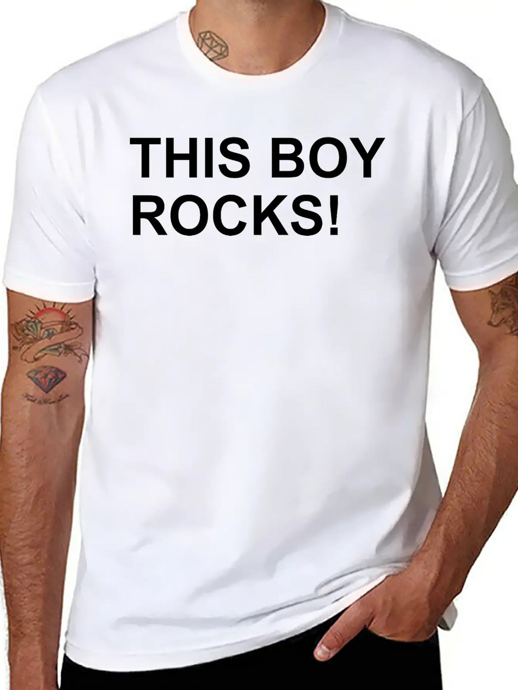 This Boy Rocks Breathable Graphic T-Shirt – Perfect For Casual Days