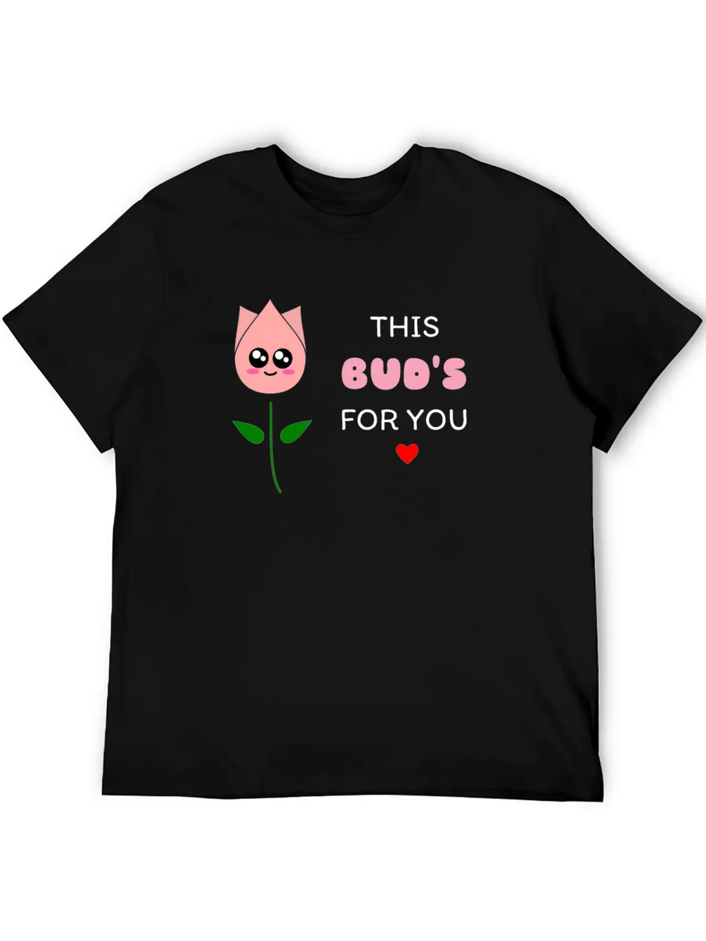 This Bud's For You Cute Bud Pun Relaxed Everyday Tee – Lightweight And Durable Cotton