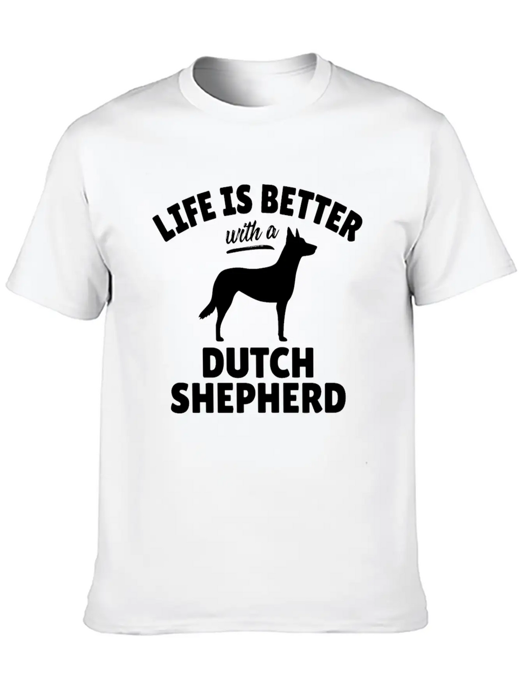 This Cool Dutch Shepherd Dog Design Is Perfect For Breathable Soft Cotton T-Shirt – Timeless Casual Look