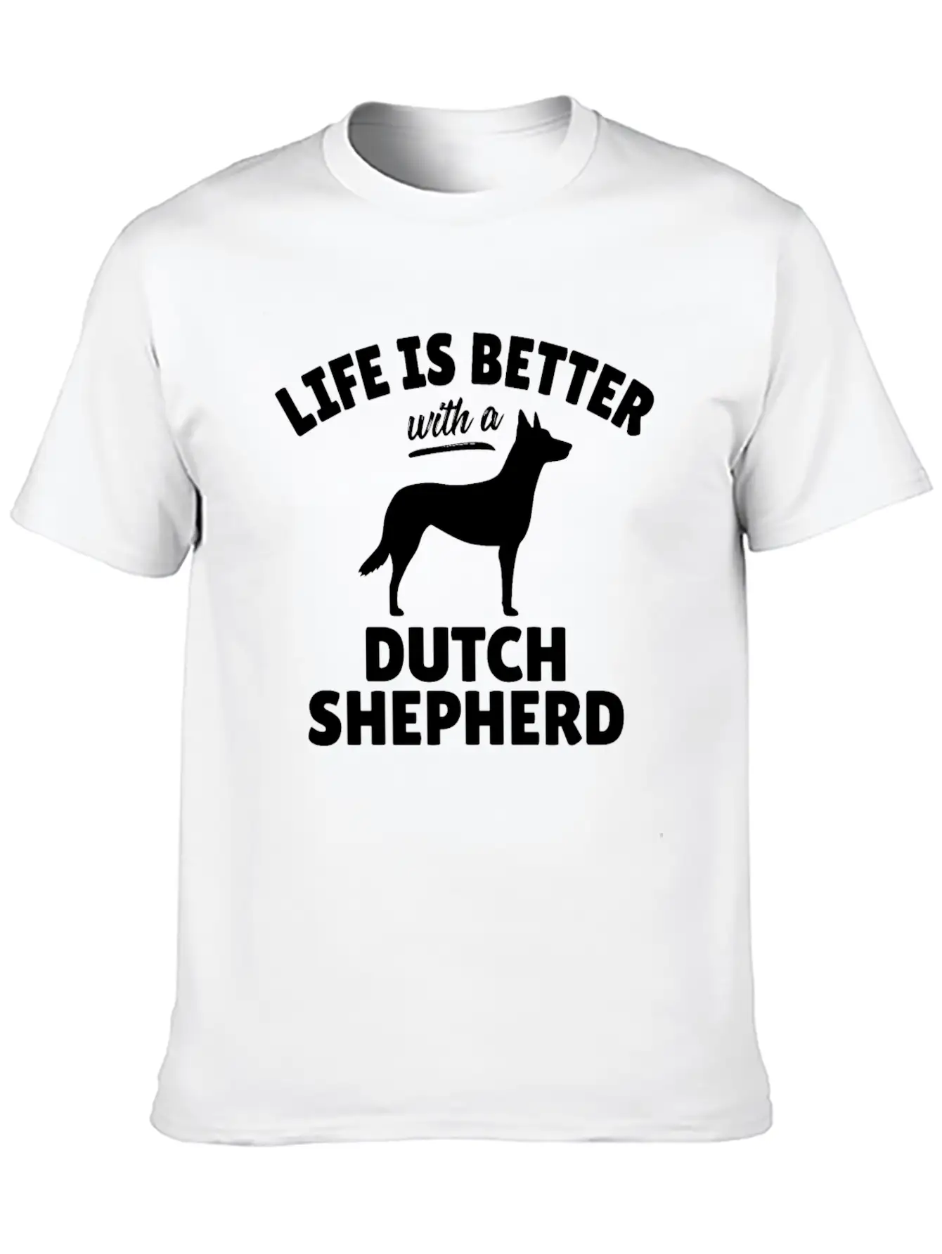 This Cool Dutch Shepherd Dog Design Is Perfect For Breathable Soft Cotton T-Shirt – Timeless Casual Look