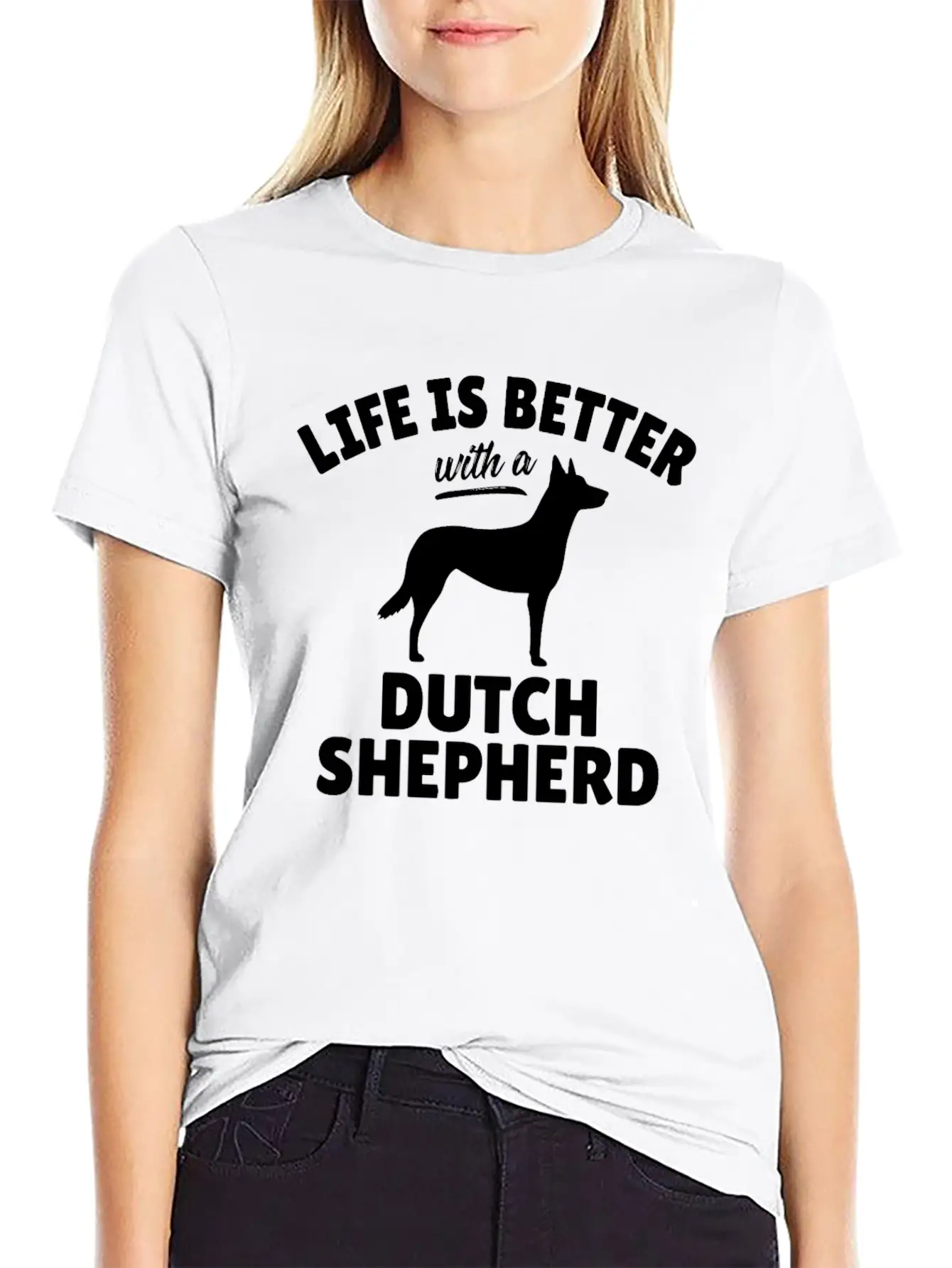This Cool Dutch Shepherd Dog Design Is Perfect For Breathable Soft Cotton T-Shirt – Timeless Casual Look