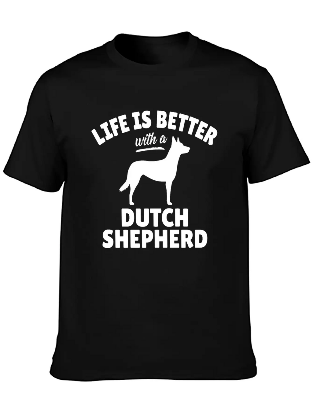 This Cool Dutch Shepherd Dog Design Is Perfect For Breathable Soft Cotton T-Shirt – Timeless Casual Look