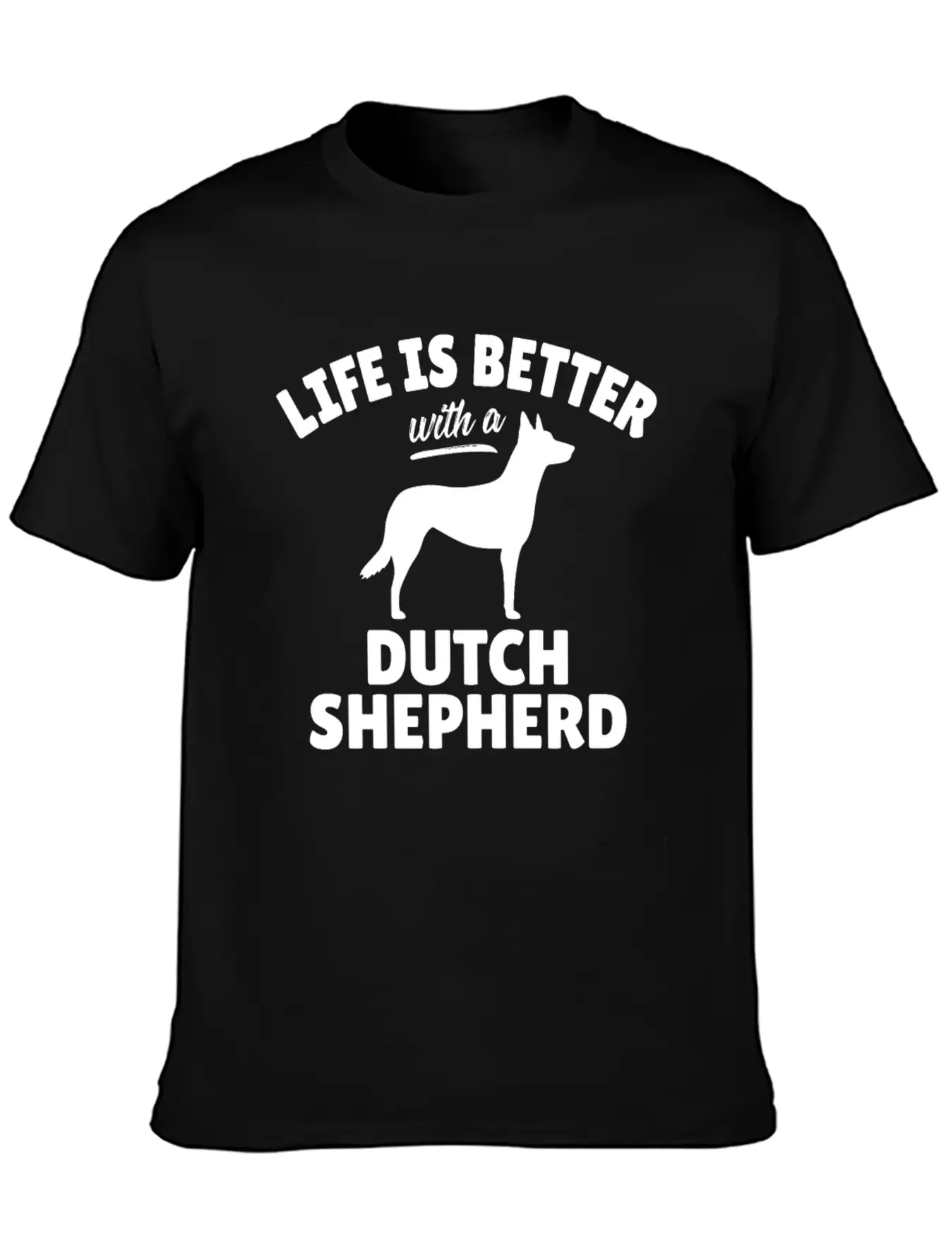 This Cool Dutch Shepherd Dog Design Is Perfect For Breathable Soft Cotton T-Shirt – Timeless Casual Look