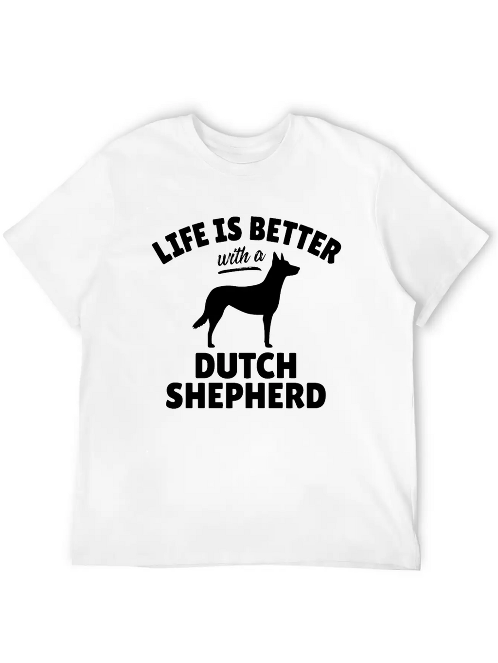 This Cool Dutch Shepherd Dog Design Is Perfect For Breathable Soft Cotton T-Shirt – Timeless Casual Look