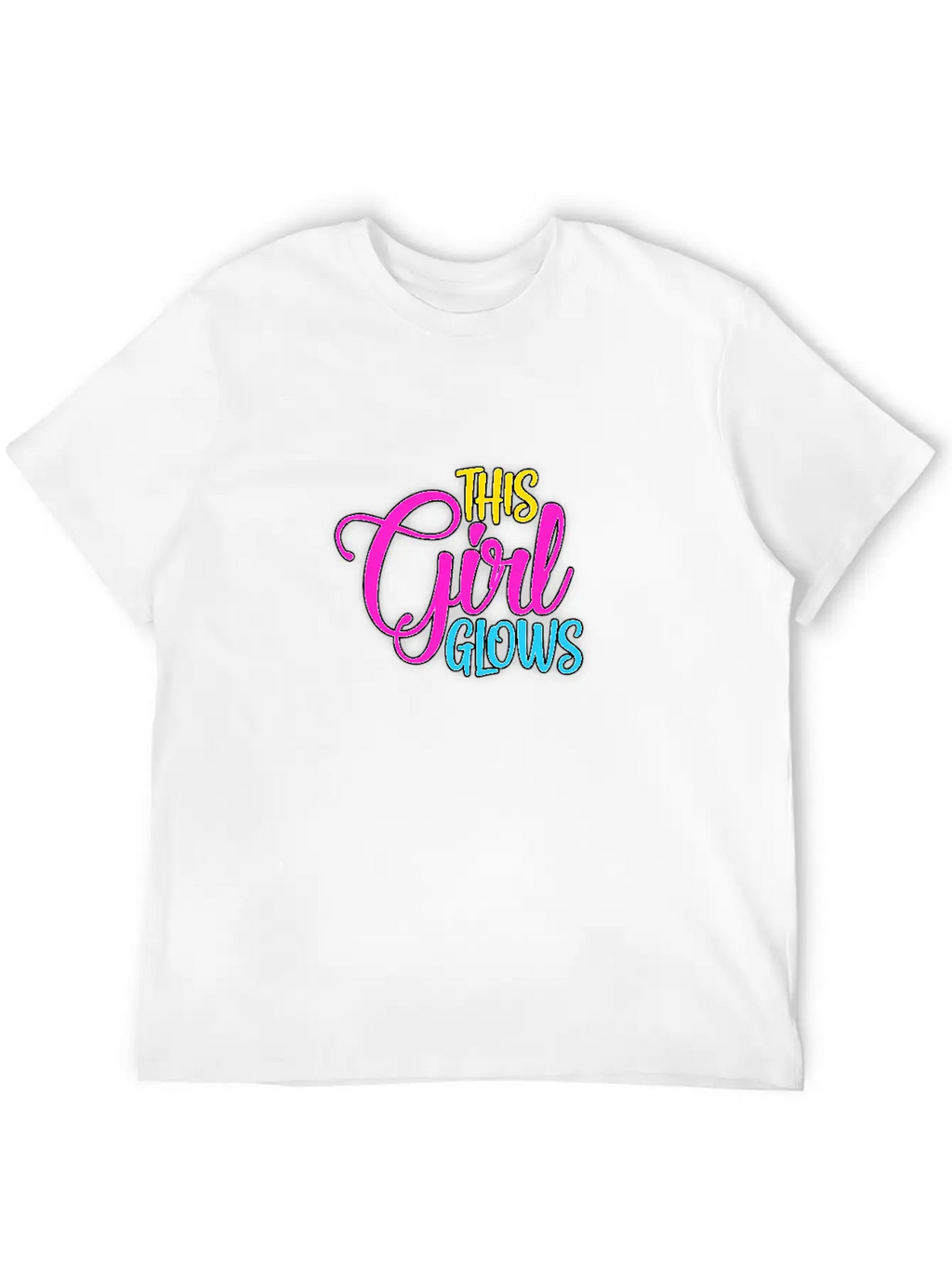This Girl Glows Classic Cotton Tee – Unisex Comfort For Any Season