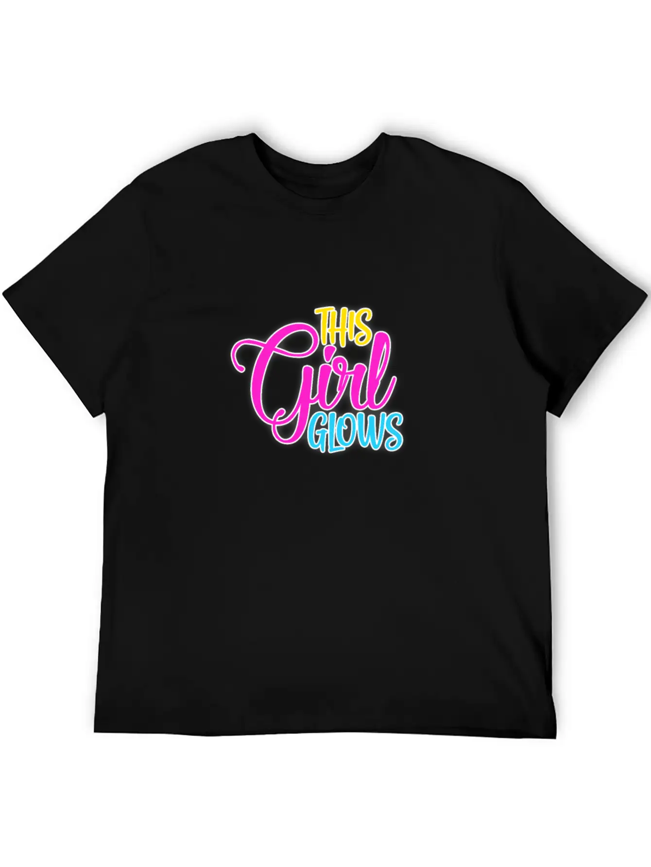 This Girl Glows Classic Cotton Tee – Unisex Comfort For Any Season
