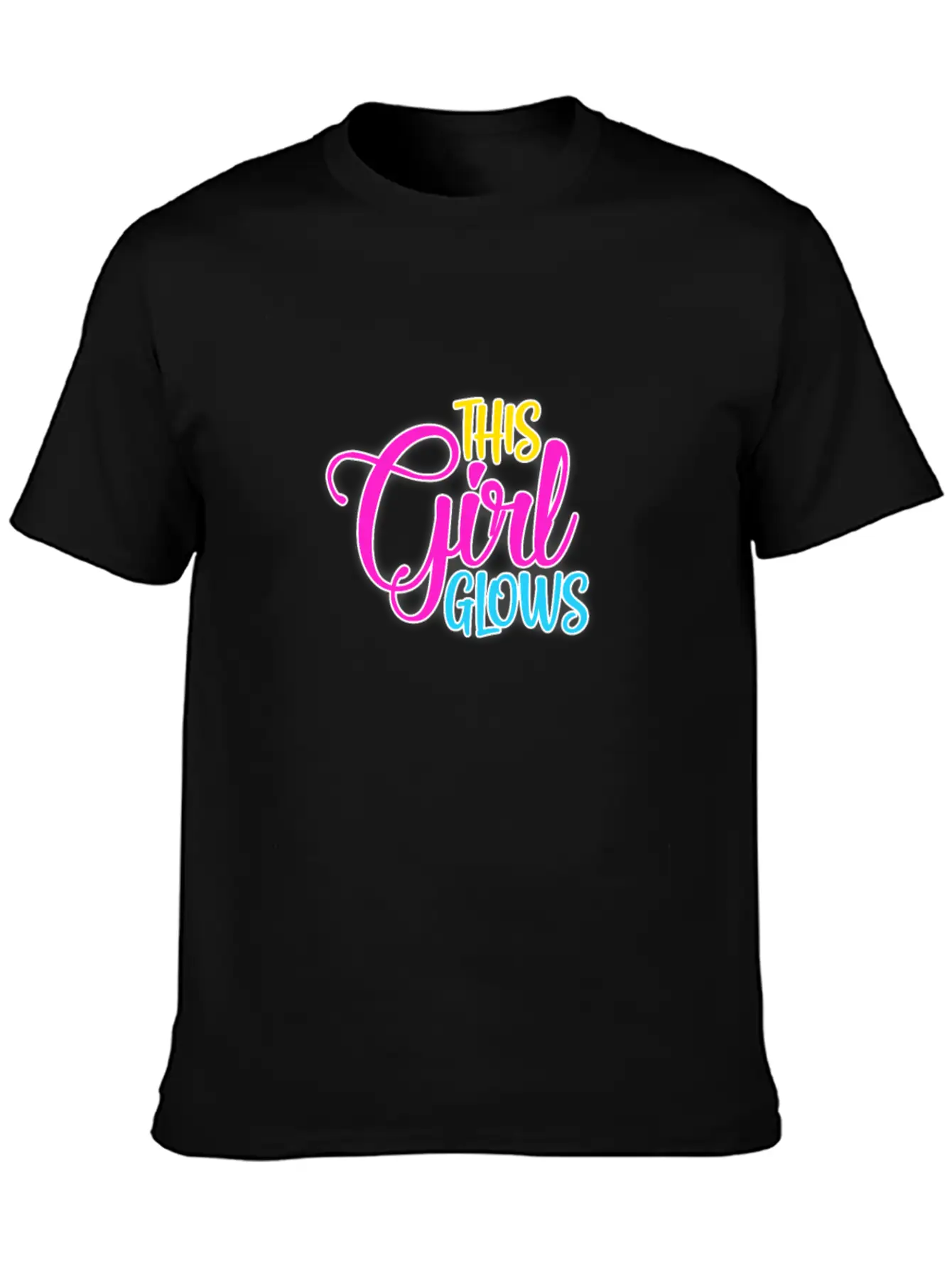 This Girl Glows Classic Cotton Tee – Unisex Comfort For Any Season