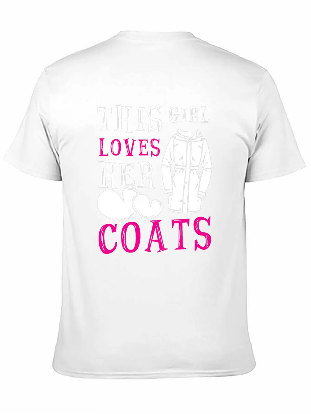 This Girl Loves Her Coats TShirt Relaxed Everyday Tee – Lightweight And Durable Cotton