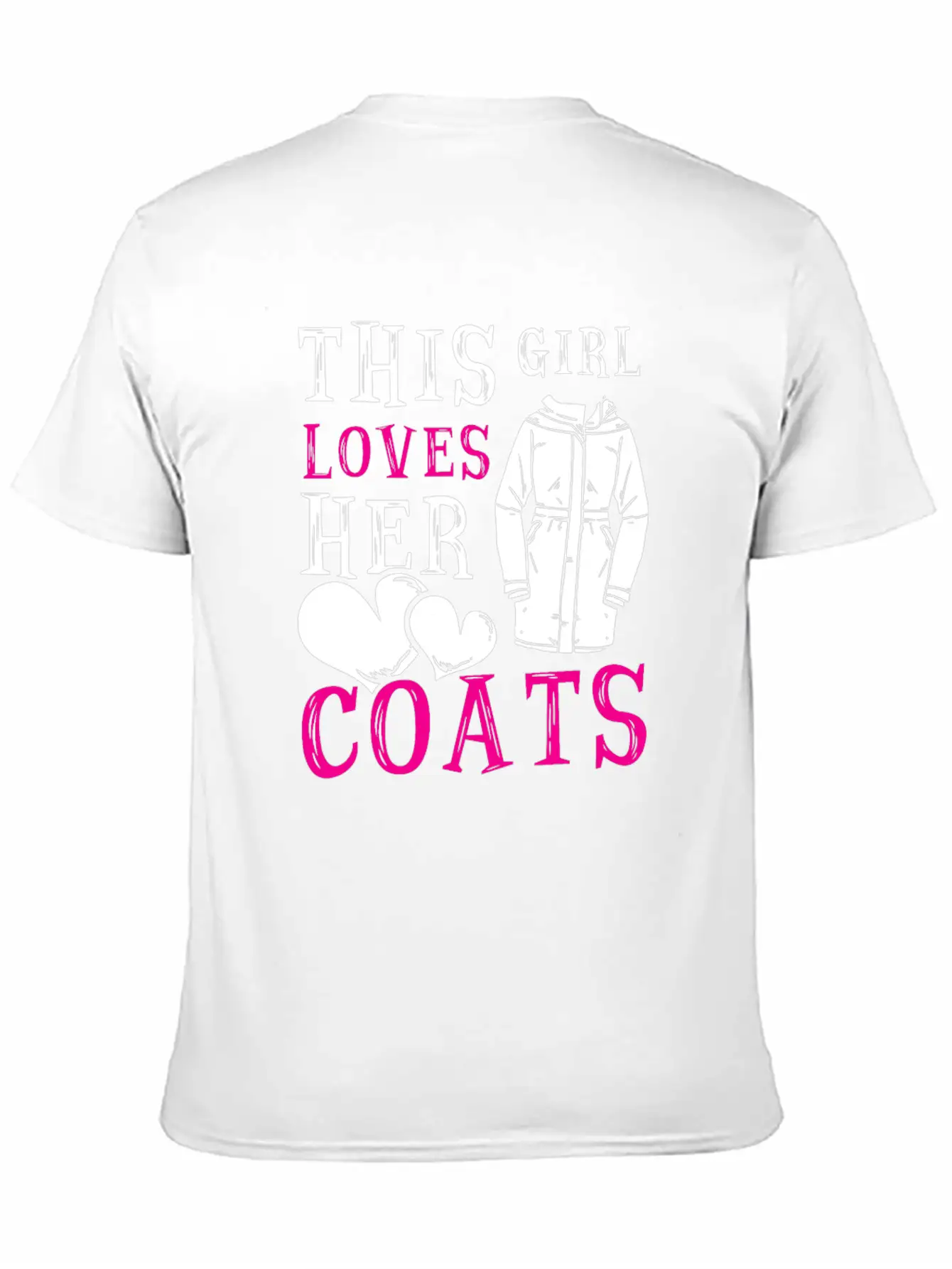 This Girl Loves Her Coats TShirt Relaxed Everyday Tee – Lightweight And Durable Cotton