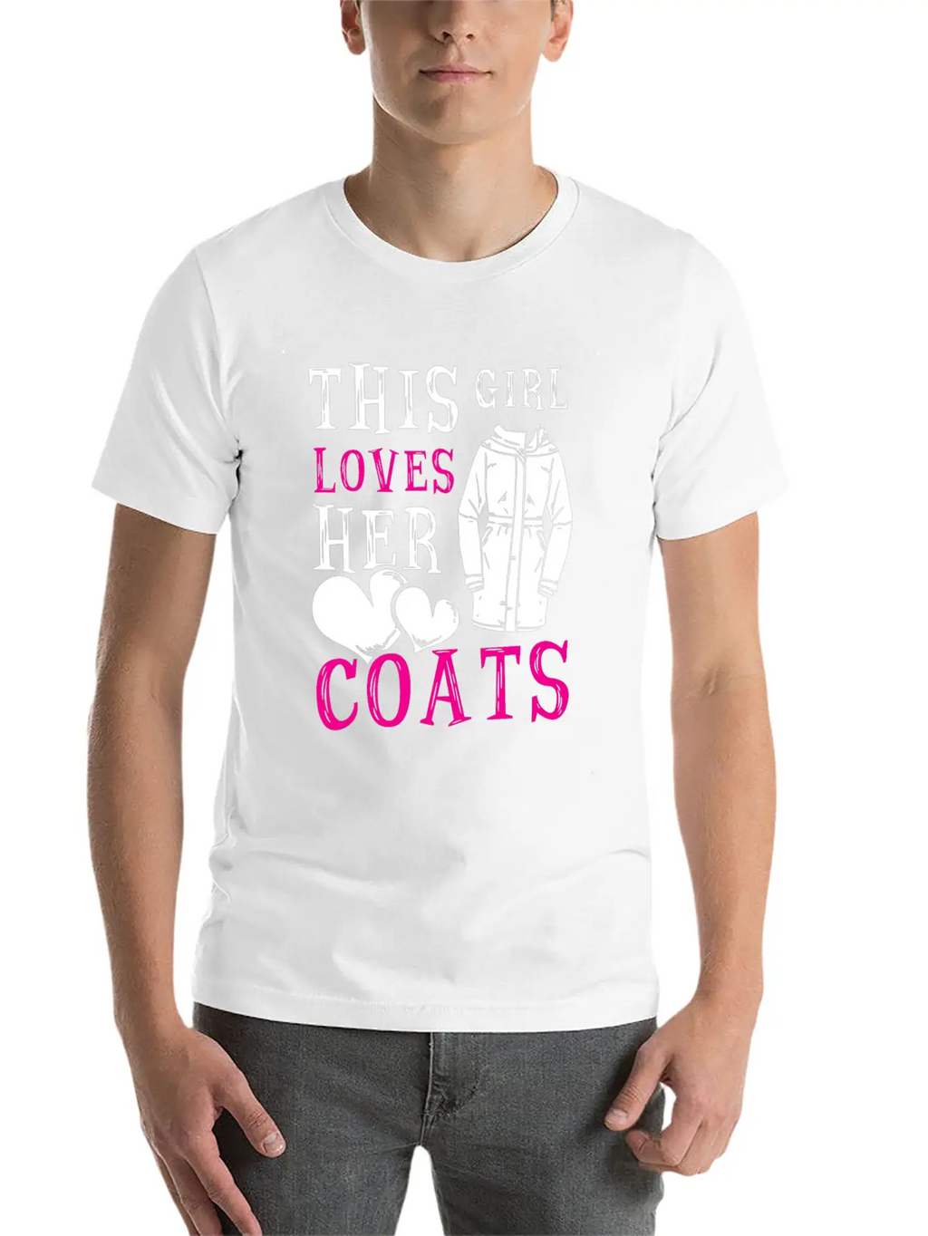 This Girl Loves Her Coats TShirt Relaxed Everyday Tee – Lightweight And Durable Cotton