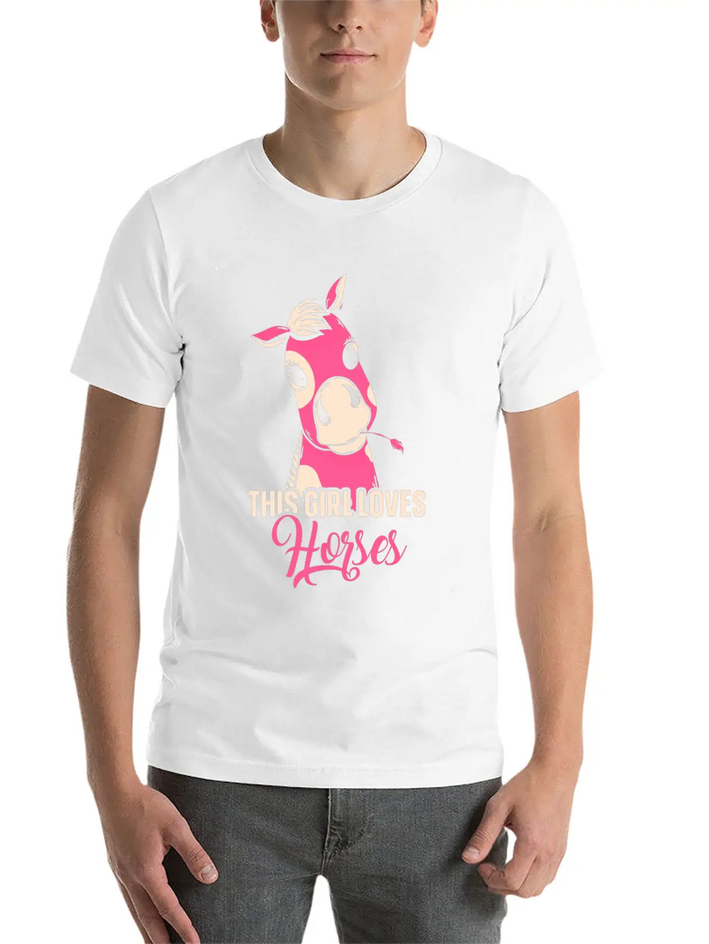 This Girl Loves Horses Riding Horse Lover Rider Breathable Graphic T-Shirt – Perfect For Casual Days