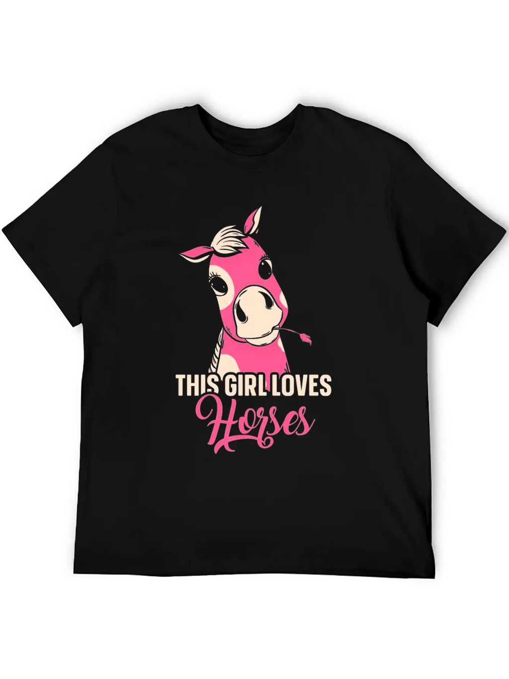 This Girl Loves Horses Riding Horse Lover Rider Breathable Graphic T-Shirt – Perfect For Casual Days