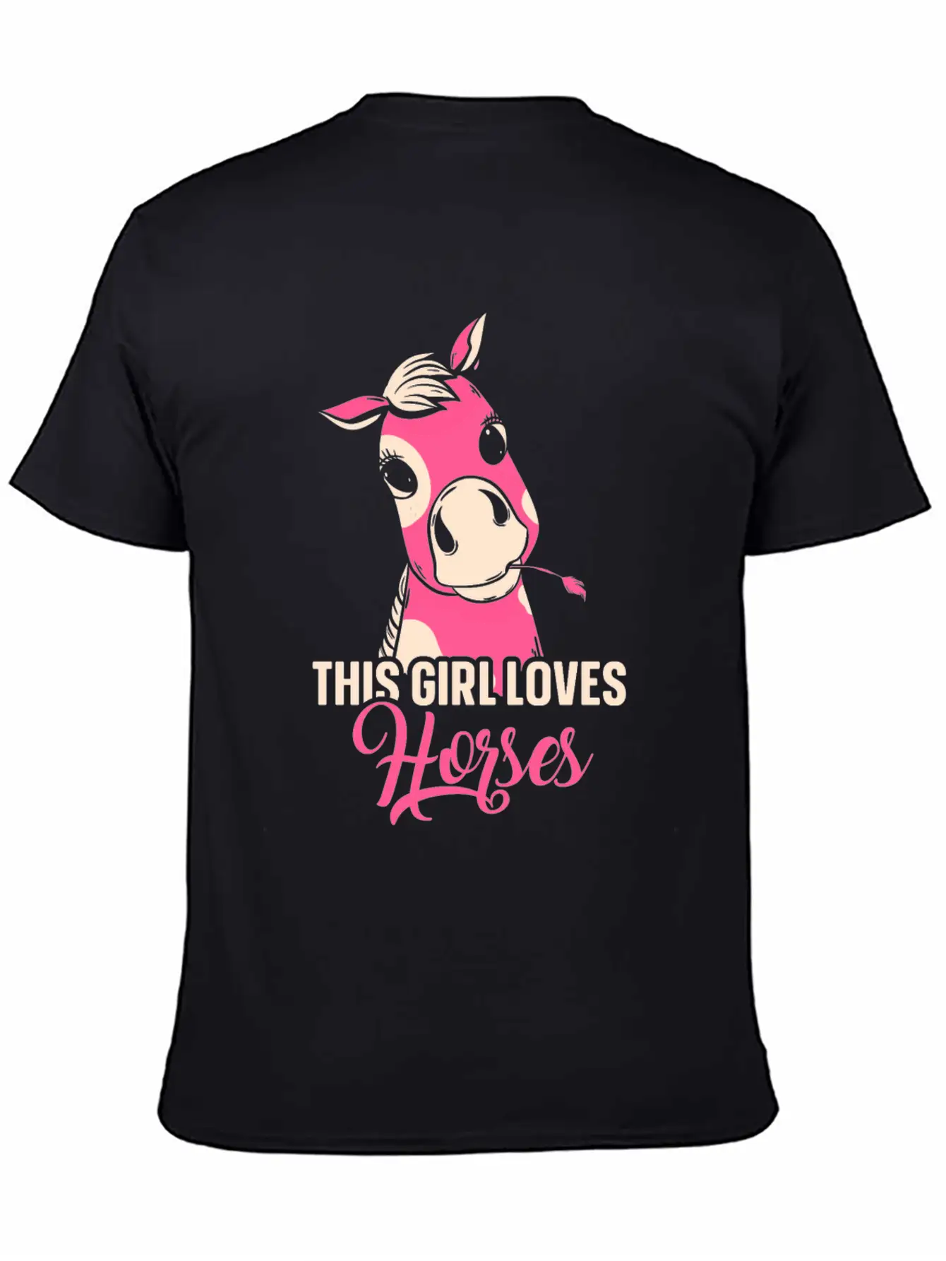 This Girl Loves Horses Riding Horse Lover Rider Breathable Graphic T-Shirt – Perfect For Casual Days