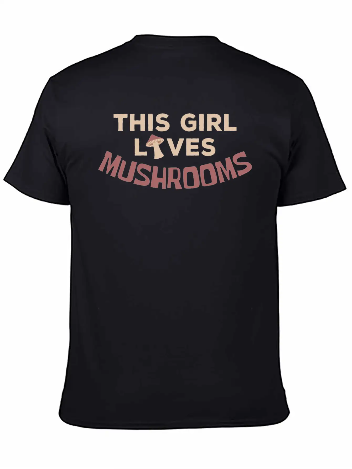 This Girl Loves Mushrooms Mushroom Mushrooming Relaxed Everyday Tee – Lightweight And Durable Cotton