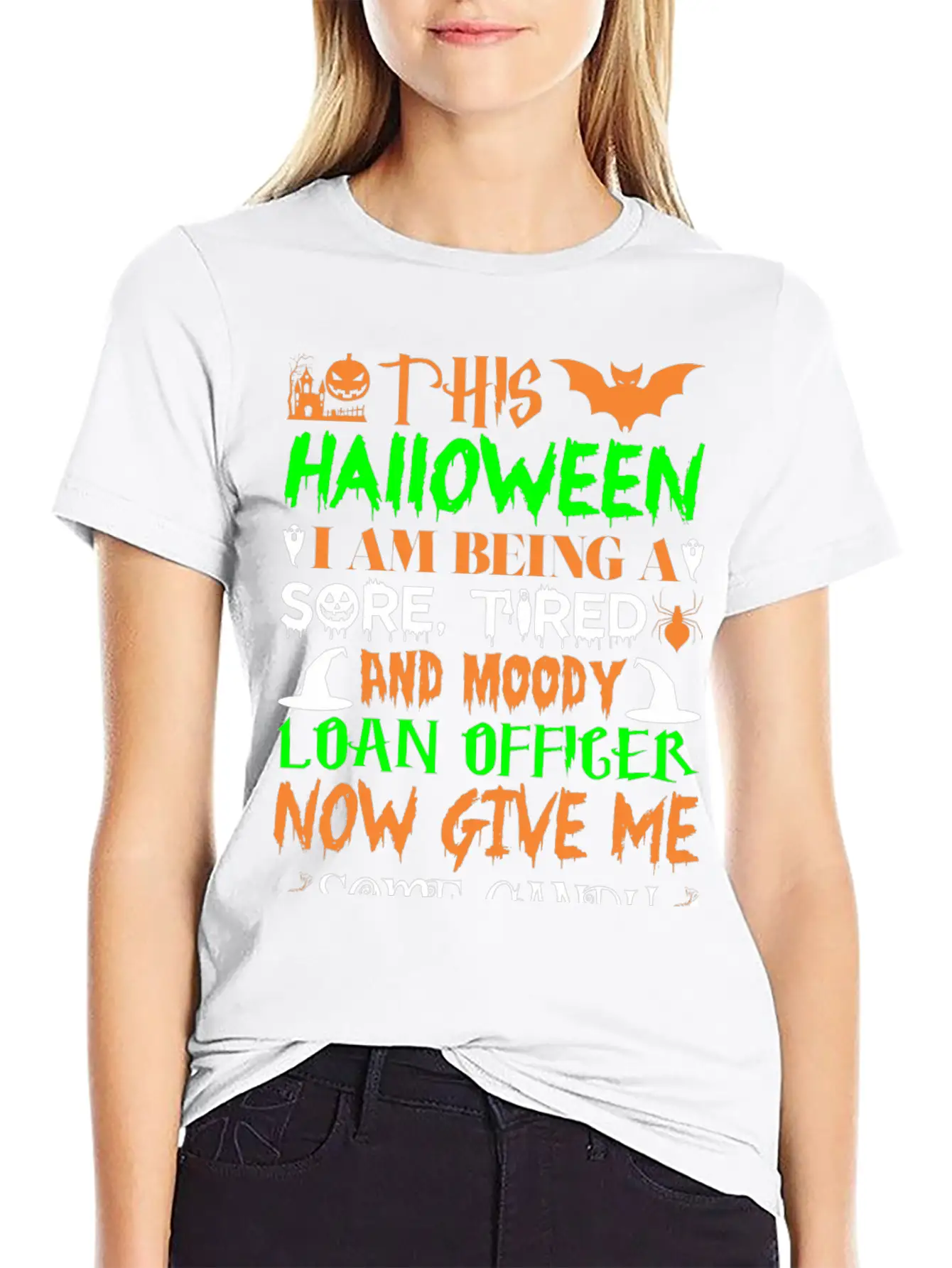 This Halloween Being Tired Loan Officer Candy Basic Graphic T-Shirt – Daily Comfort In Soft Cotton