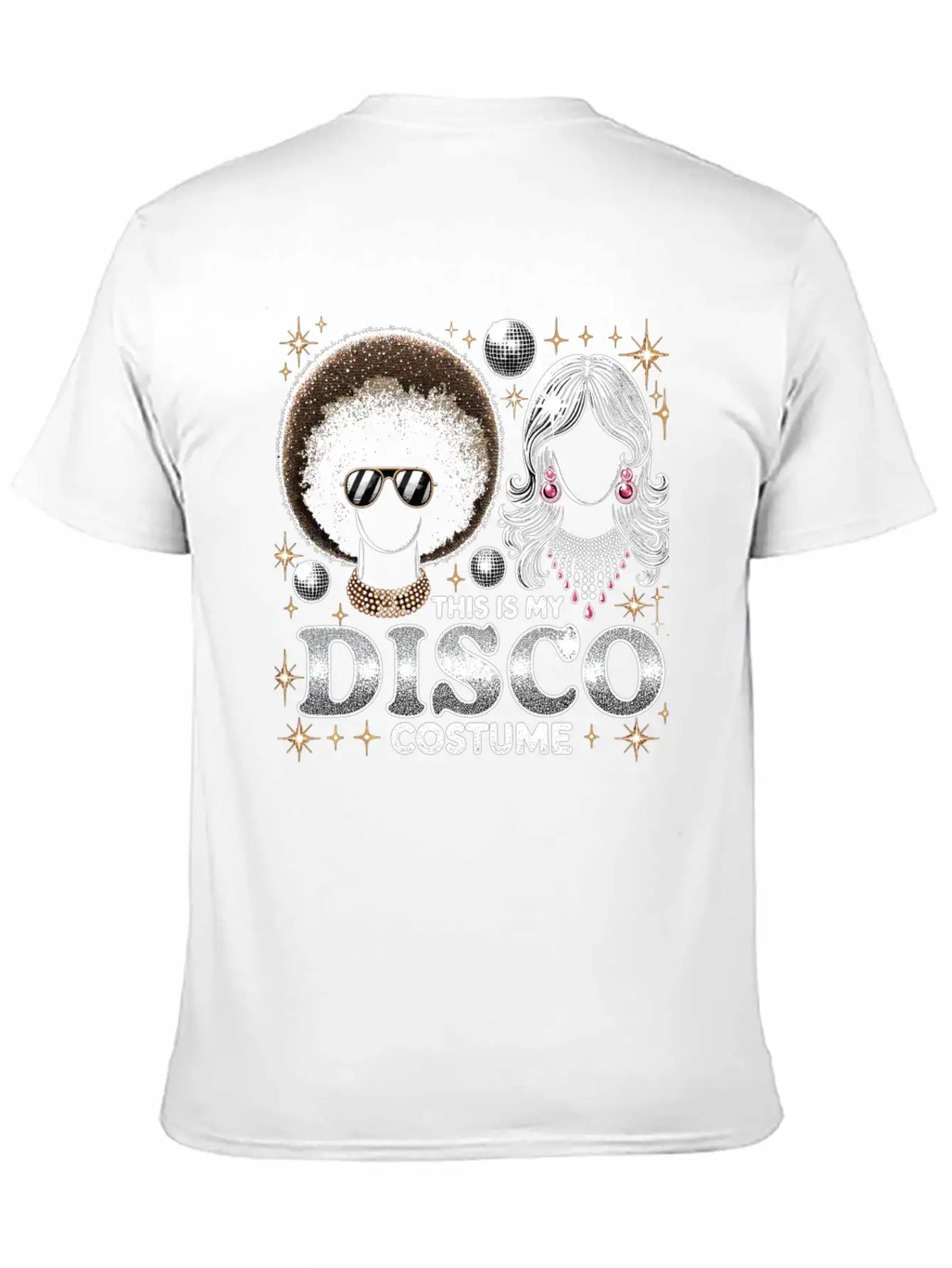 This Is My Disco Costume Relaxed Everyday Tee – Lightweight And Durable Cotton