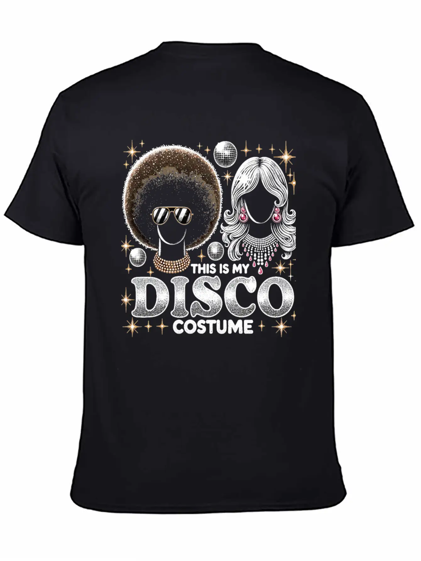This Is My Disco Costume Relaxed Everyday Tee – Lightweight And Durable Cotton