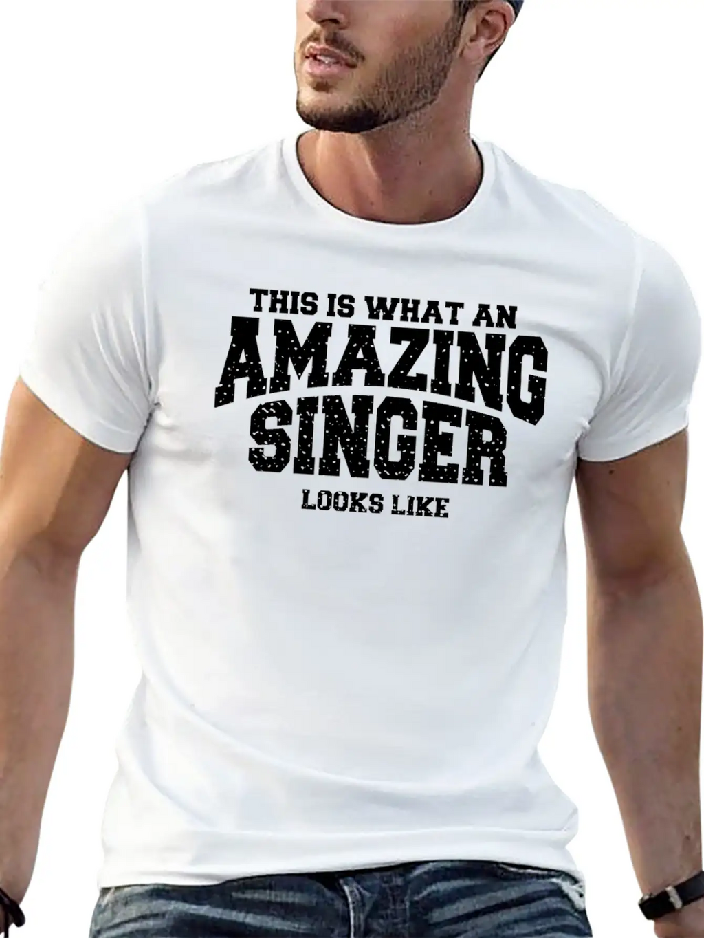 This Is What An Amazing Singer Looks Like Classic Cotton Tee – Unisex Comfort For Any Season