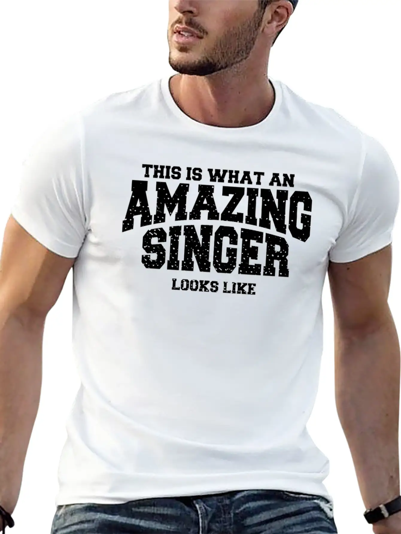 This Is What An Amazing Singer Looks Like Classic Cotton Tee – Unisex Comfort For Any Season