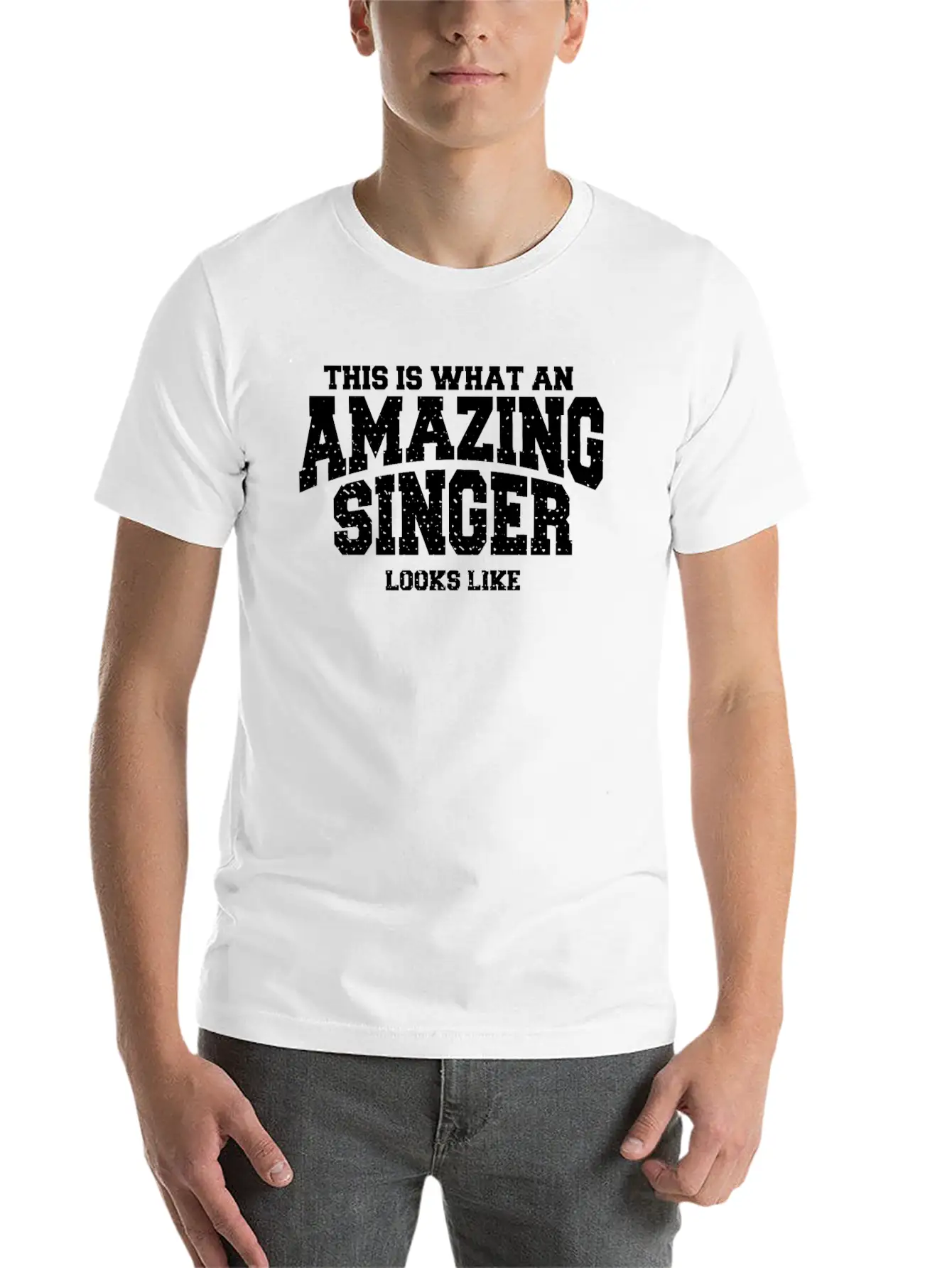 This Is What An Amazing Singer Looks Like Classic Cotton Tee – Unisex Comfort For Any Season