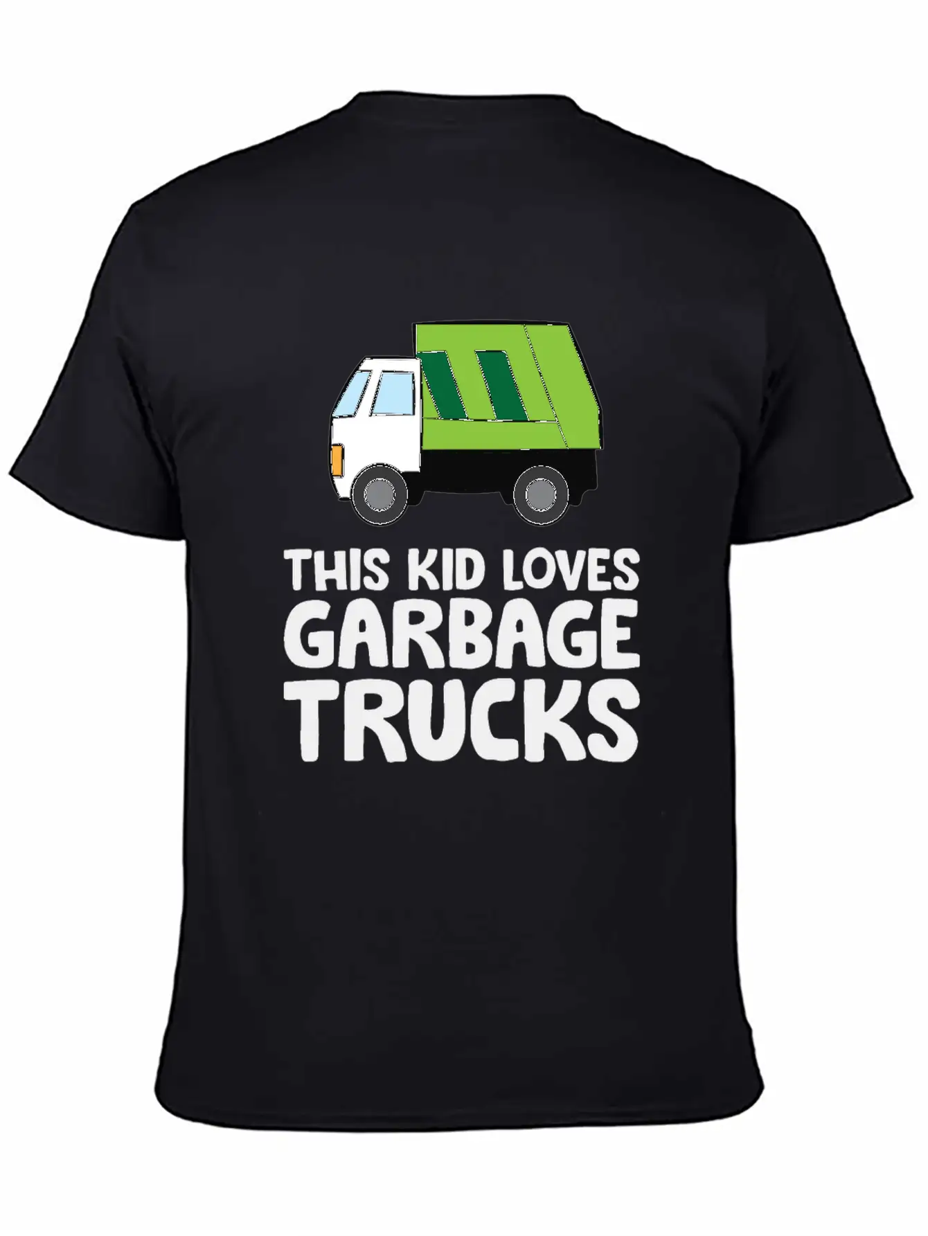This Kid Loves Garbage Trucks Funny Garbage Truck Breathable Soft Cotton T-Shirt – Timeless Casual Look