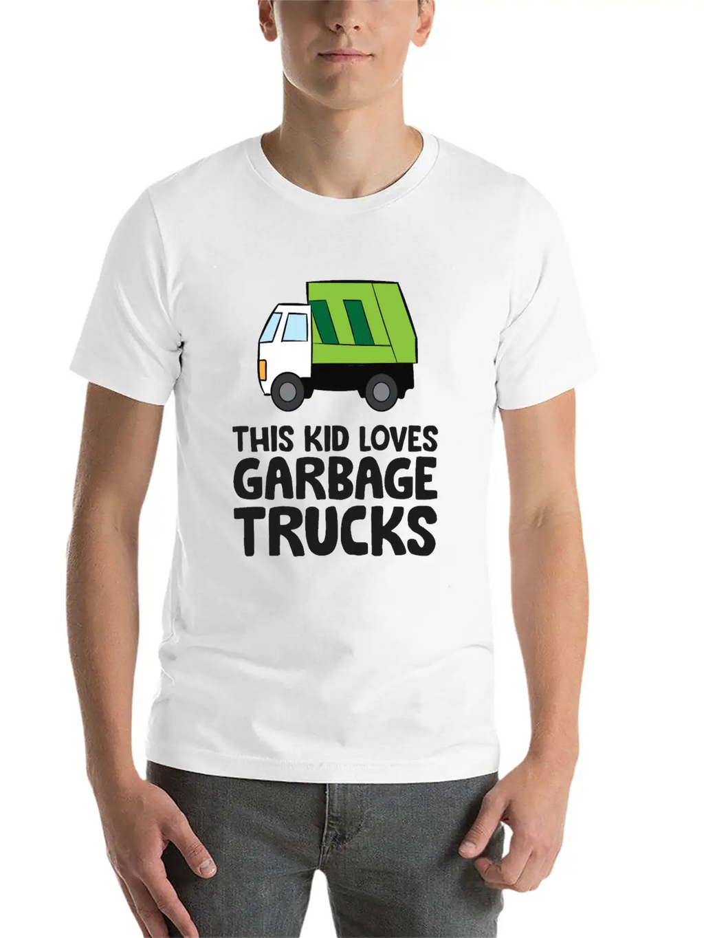 This Kid Loves Garbage Trucks Funny Garbage Truck Breathable Soft Cotton T-Shirt – Timeless Casual Look