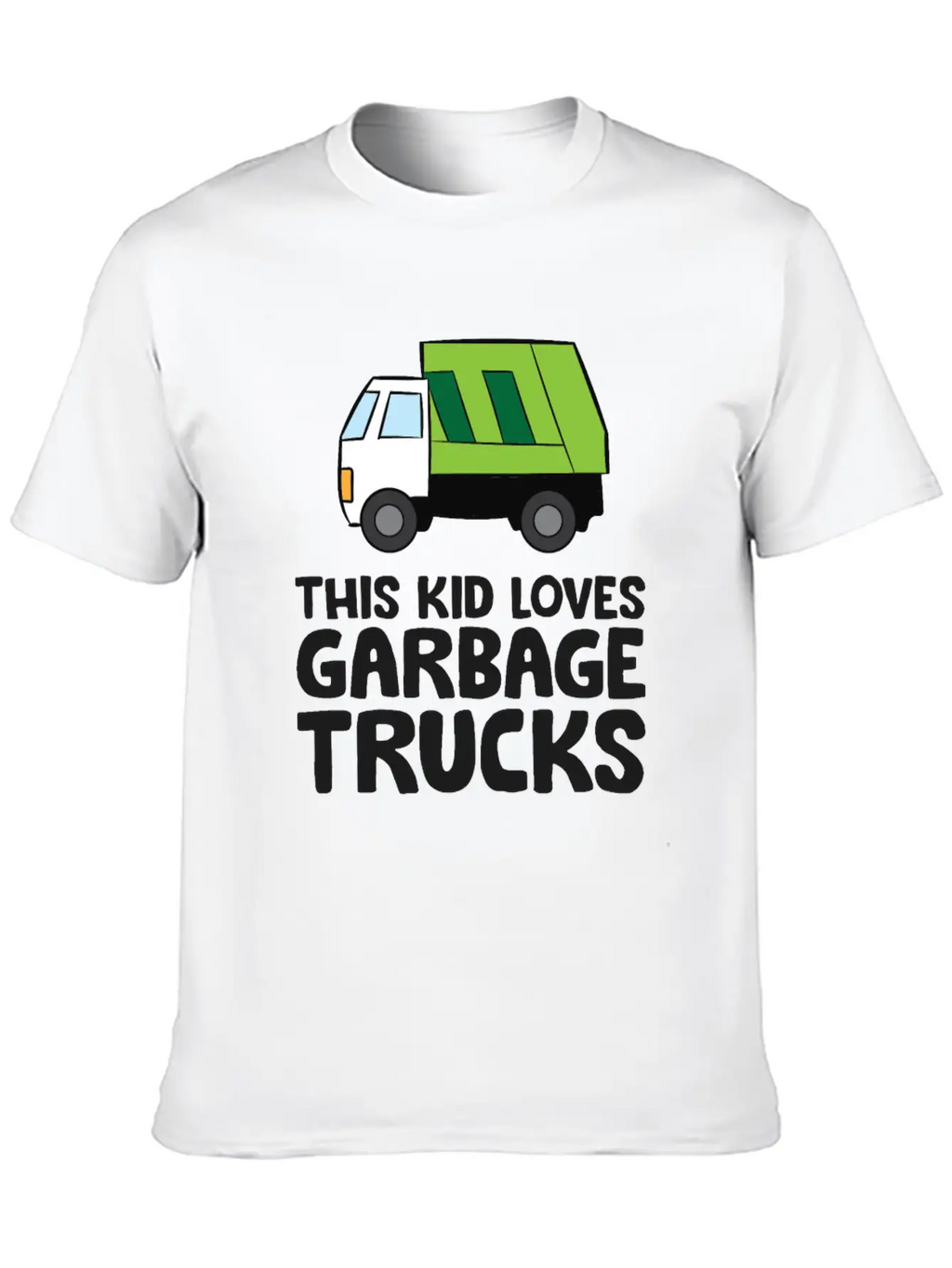 This Kid Loves Garbage Trucks Funny Garbage Truck Breathable Soft Cotton T-Shirt – Timeless Casual Look