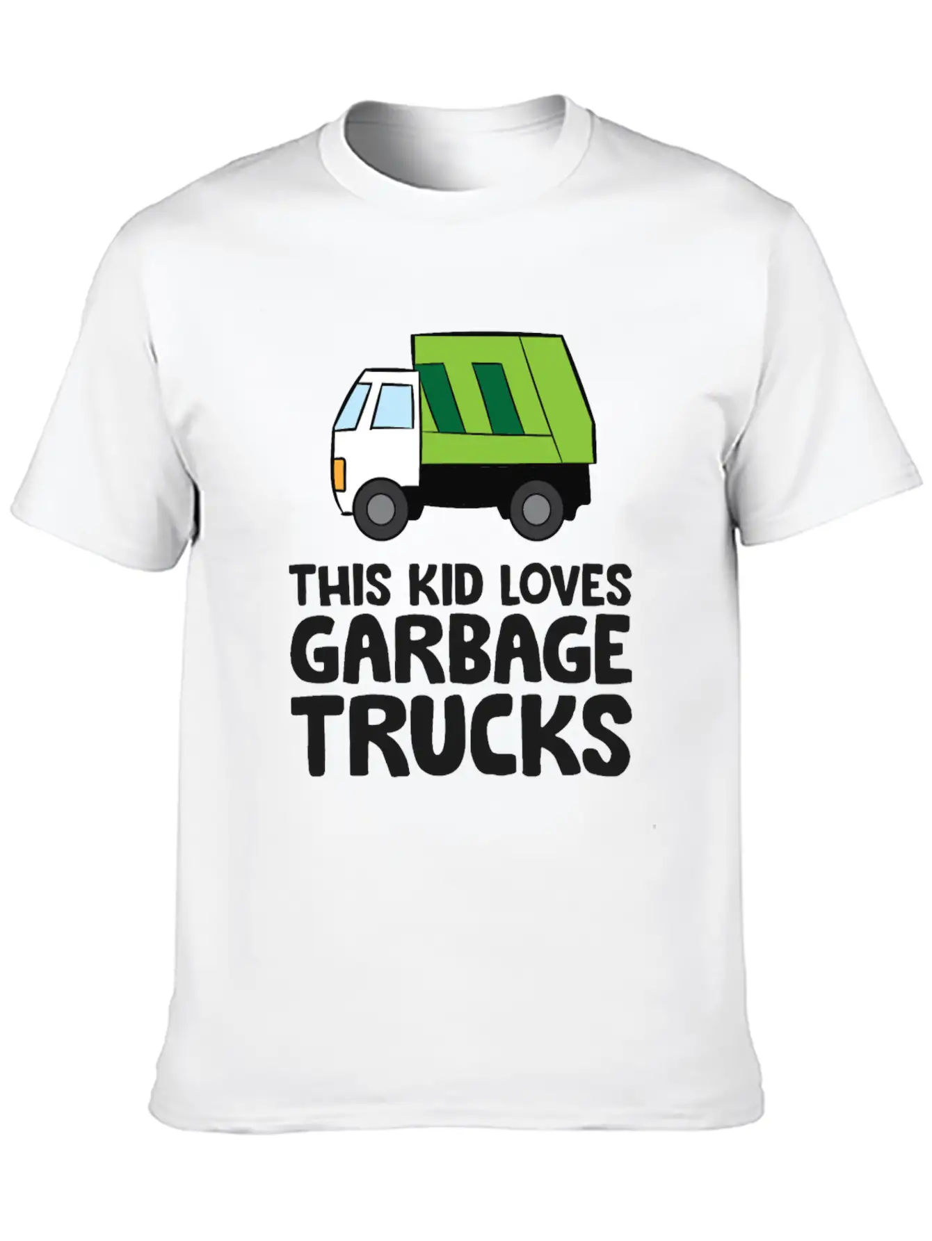 This Kid Loves Garbage Trucks Funny Garbage Truck Breathable Soft Cotton T-Shirt – Timeless Casual Look