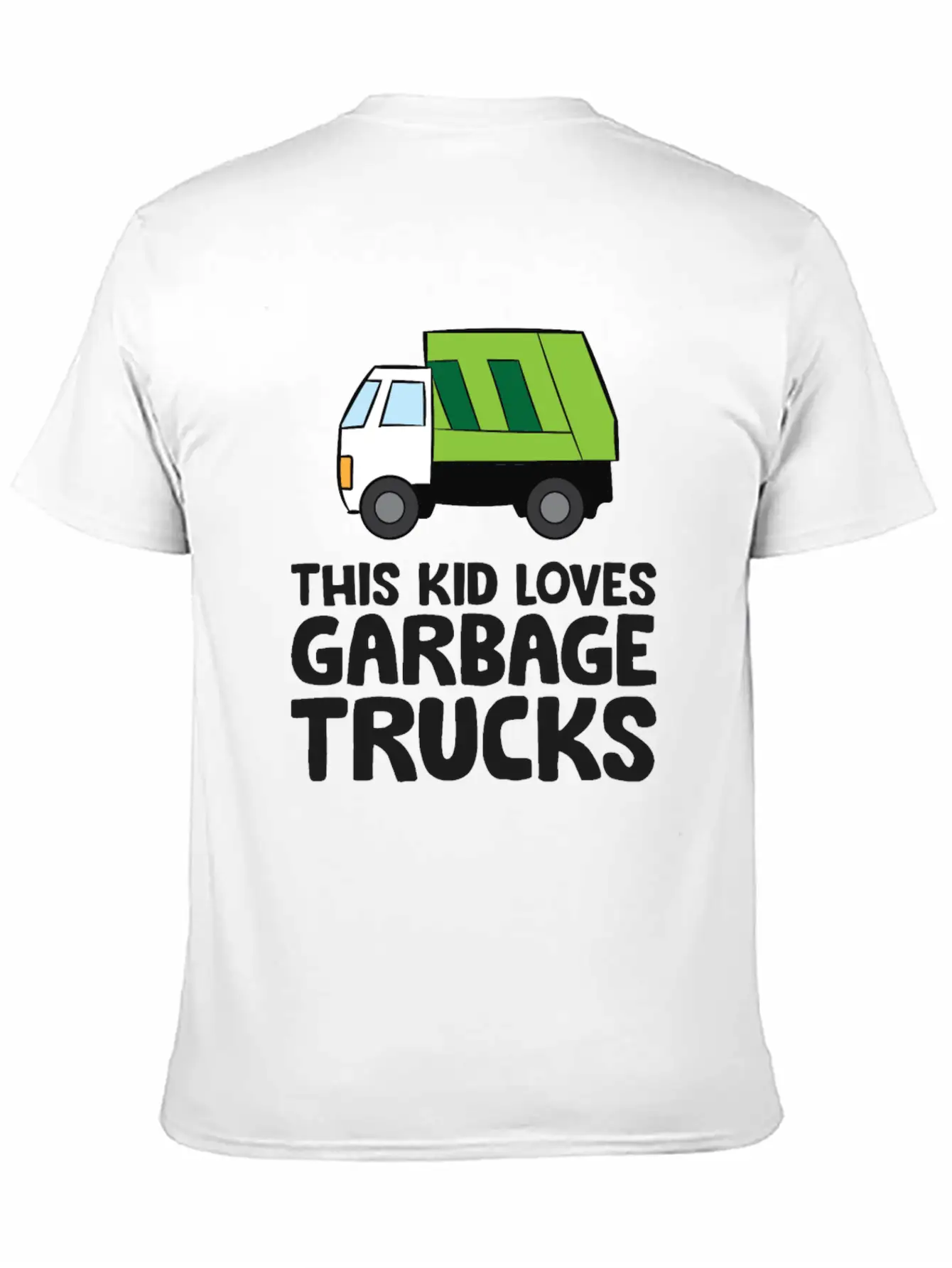 This Kid Loves Garbage Trucks Funny Garbage Truck Breathable Soft Cotton T-Shirt – Timeless Casual Look