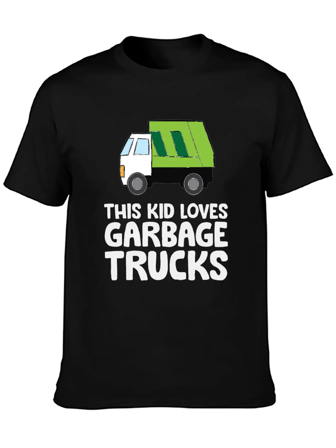 This Kid Loves Garbage Trucks Funny Garbage Truck Breathable Soft Cotton T-Shirt – Timeless Casual Look