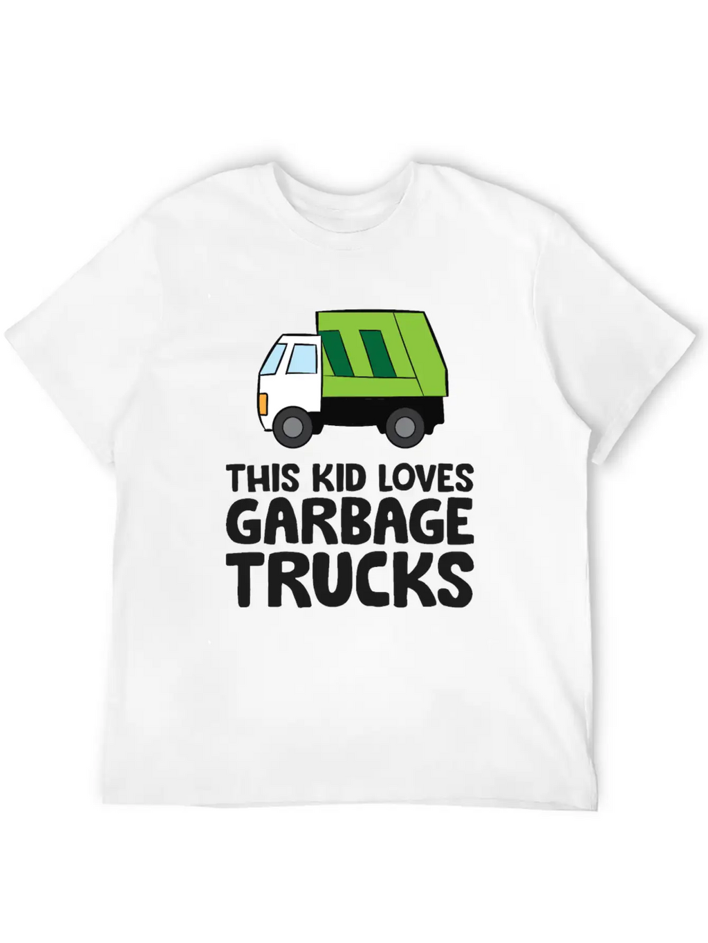 This Kid Loves Garbage Trucks Funny Garbage Truck Breathable Soft Cotton T-Shirt – Timeless Casual Look