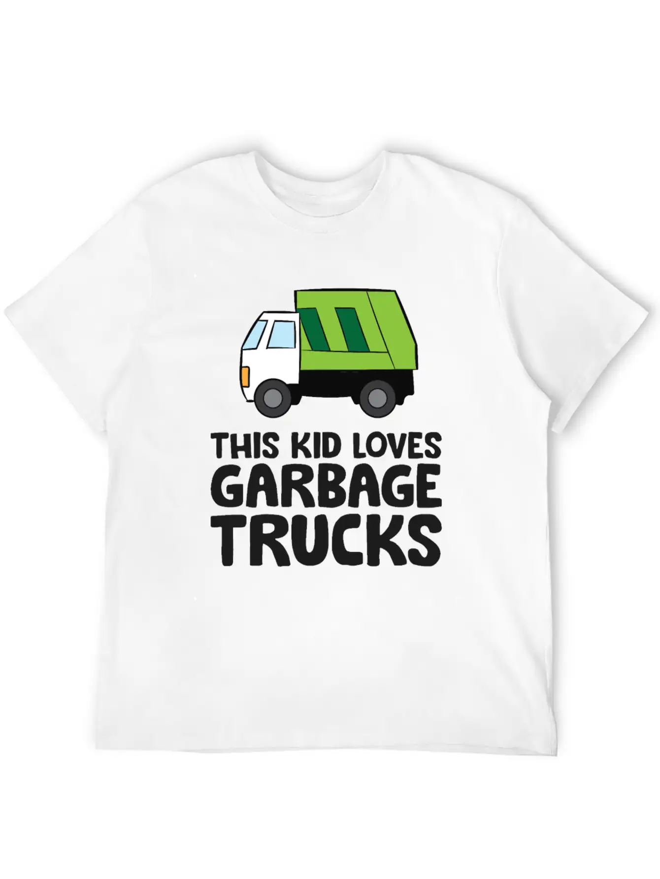 This Kid Loves Garbage Trucks Funny Garbage Truck Breathable Soft Cotton T-Shirt – Timeless Casual Look