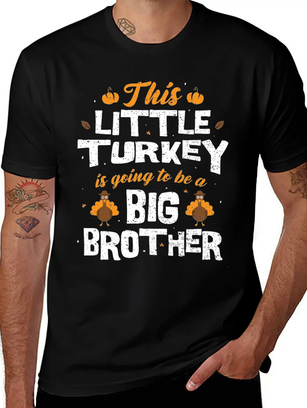 This Little Turkey Is Going To Be A Big Brother - Classic Cotton Tee – Unisex Comfort For Any Season