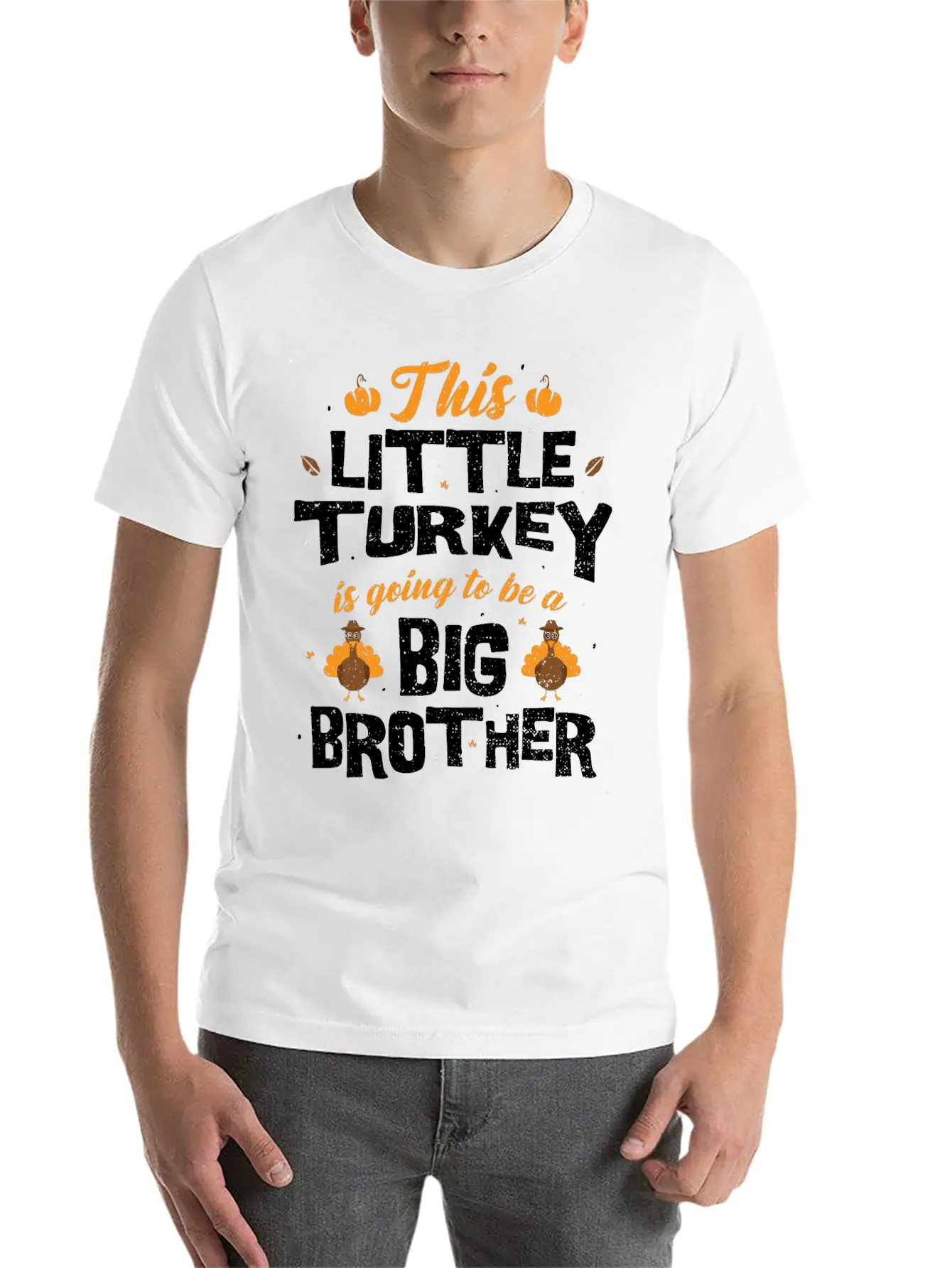 This Little Turkey Is Going To Be A Big Brother - Classic Cotton Tee – Unisex Comfort For Any Season