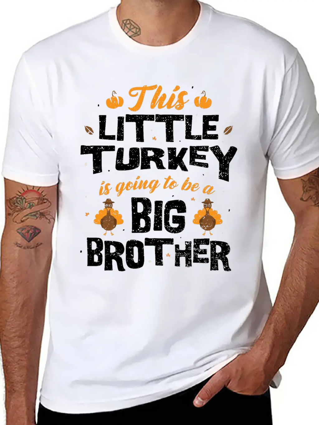 This Little Turkey Is Going To Be A Big Brother - Classic Cotton Tee – Unisex Comfort For Any Season