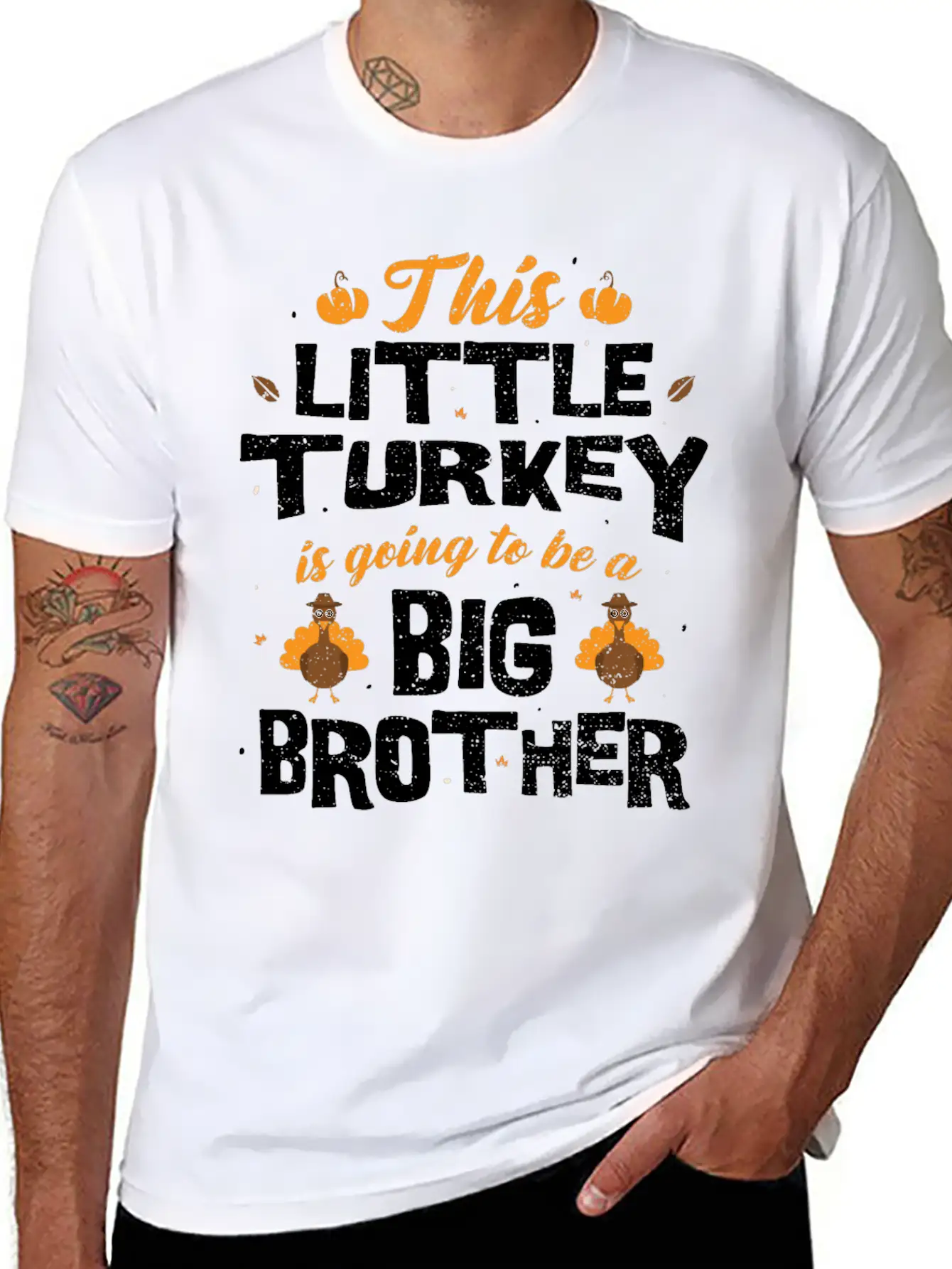 This Little Turkey Is Going To Be A Big Brother - Classic Cotton Tee – Unisex Comfort For Any Season